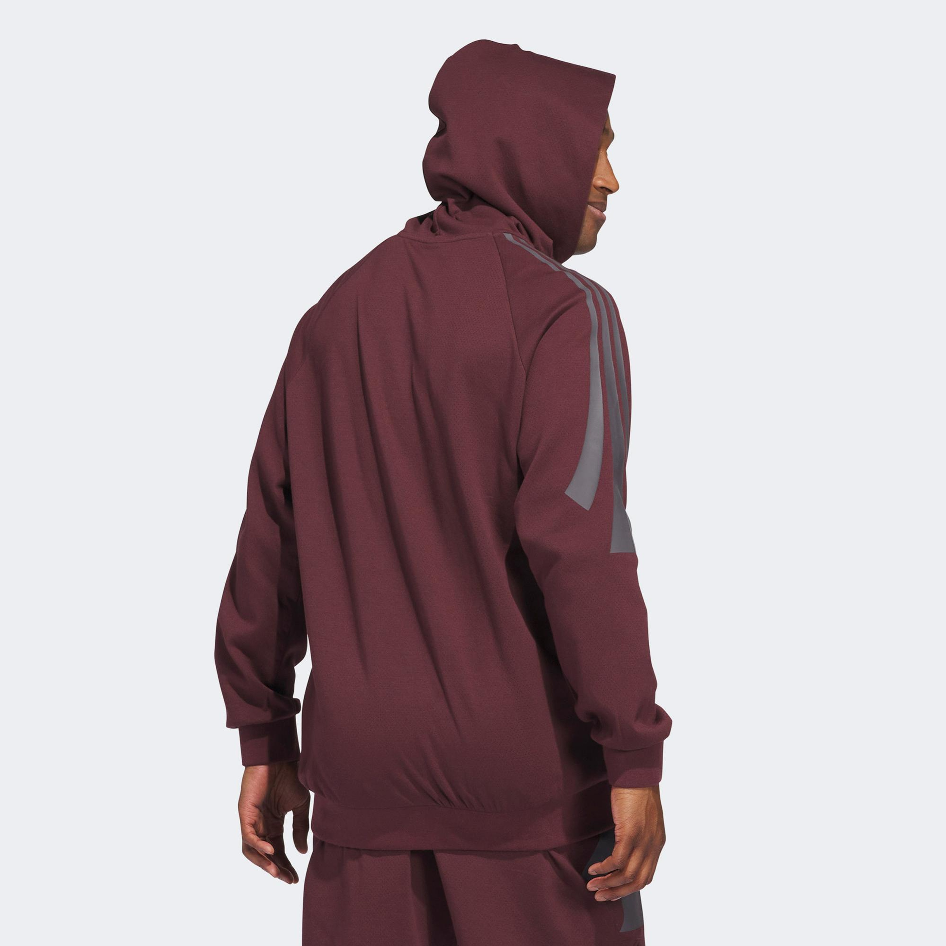 adidas Basketball Spacer Unisex Bordo Sweatshirt