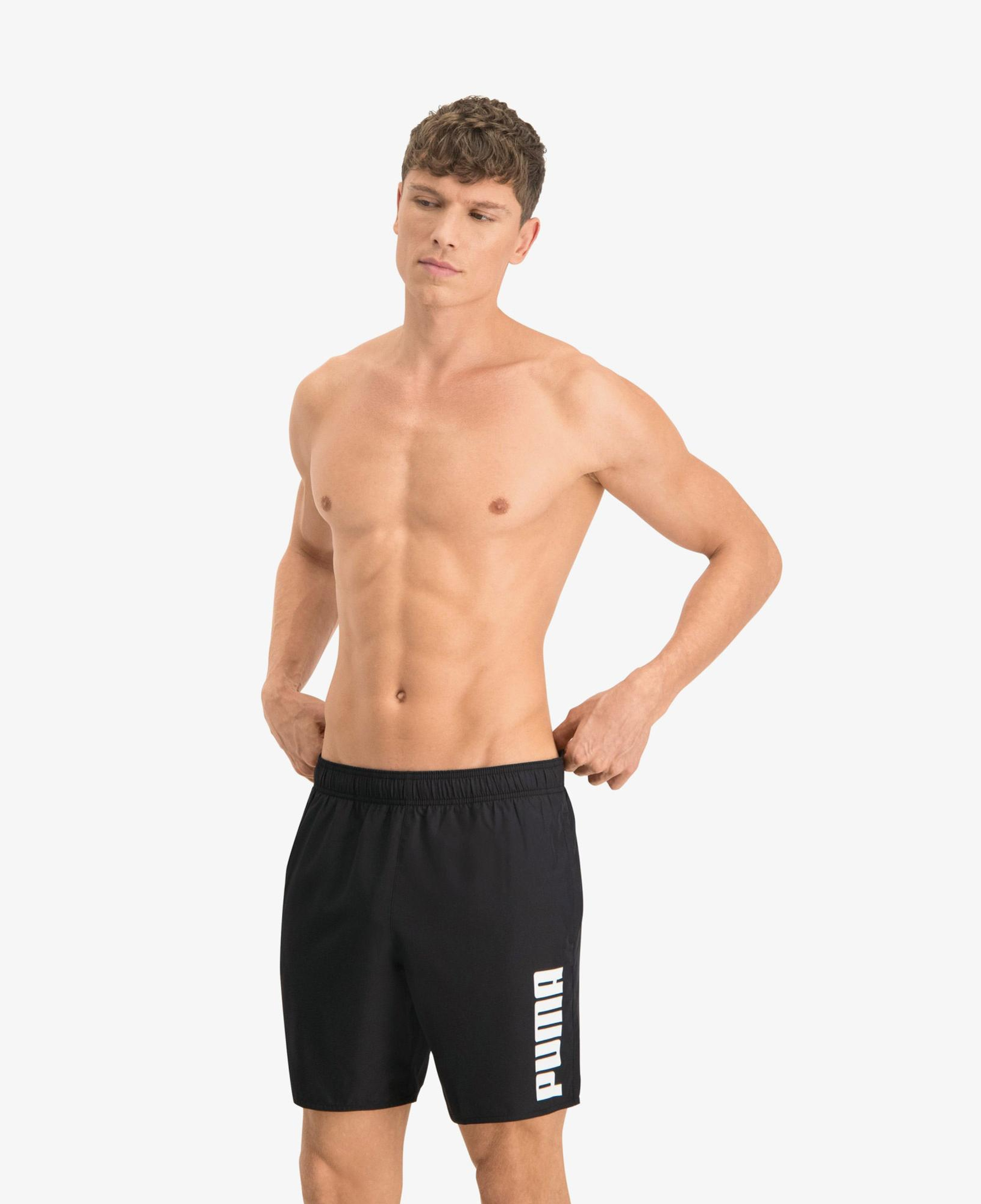 Puma Mid Erkek Siyah Deniz Şortu