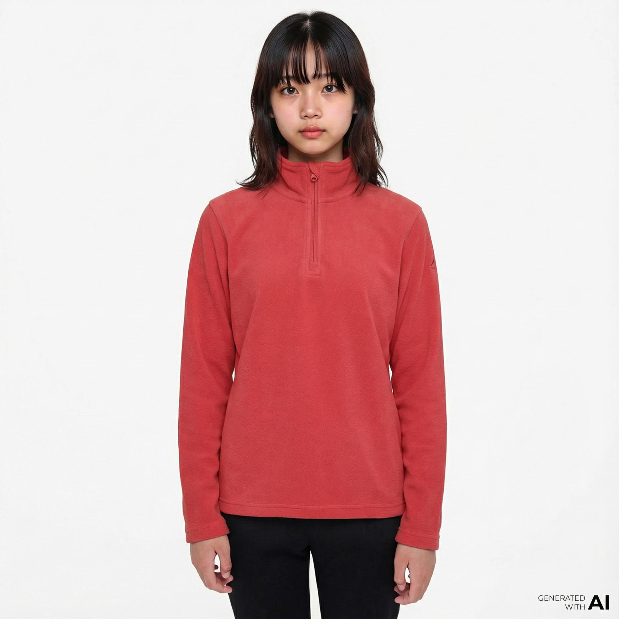 McKinley Amarillo II Çocuk Kırmızı Polar Üst