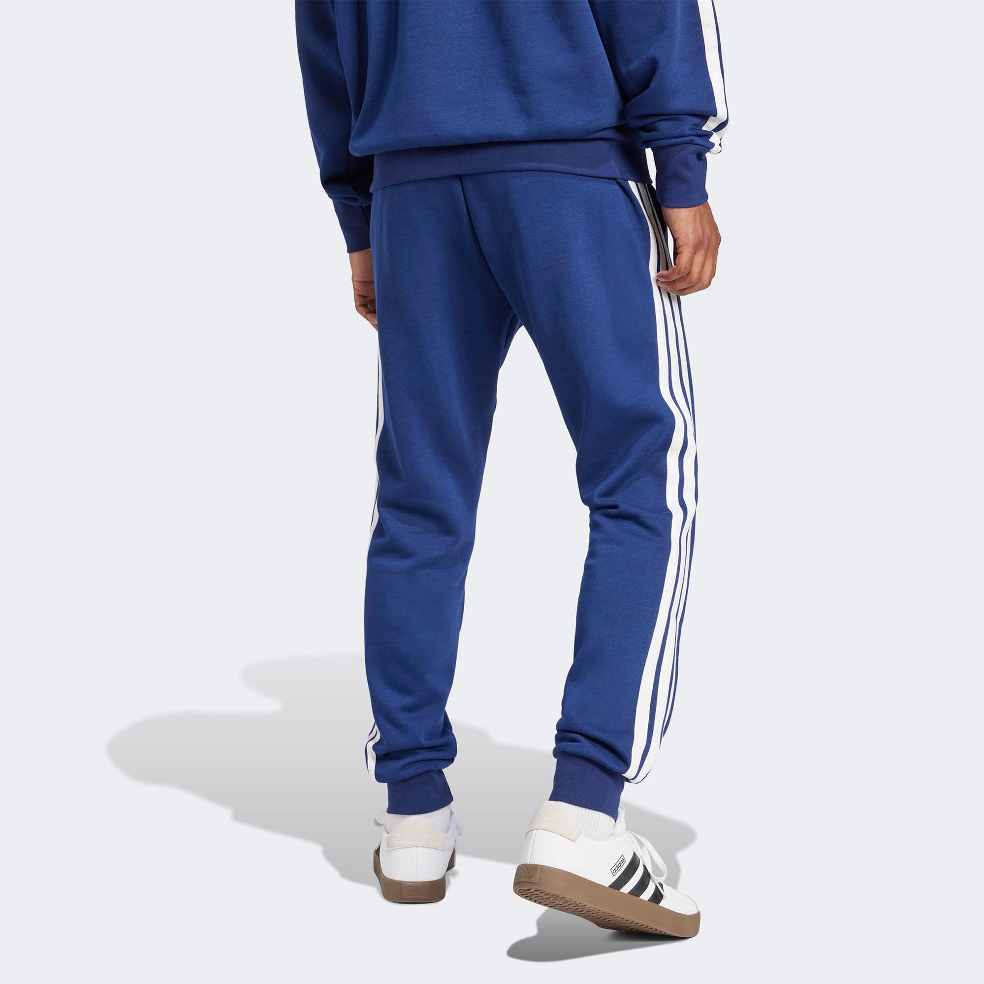 adidas Essentials 3 Stripes Erkek Lacivert Eşofman Altı