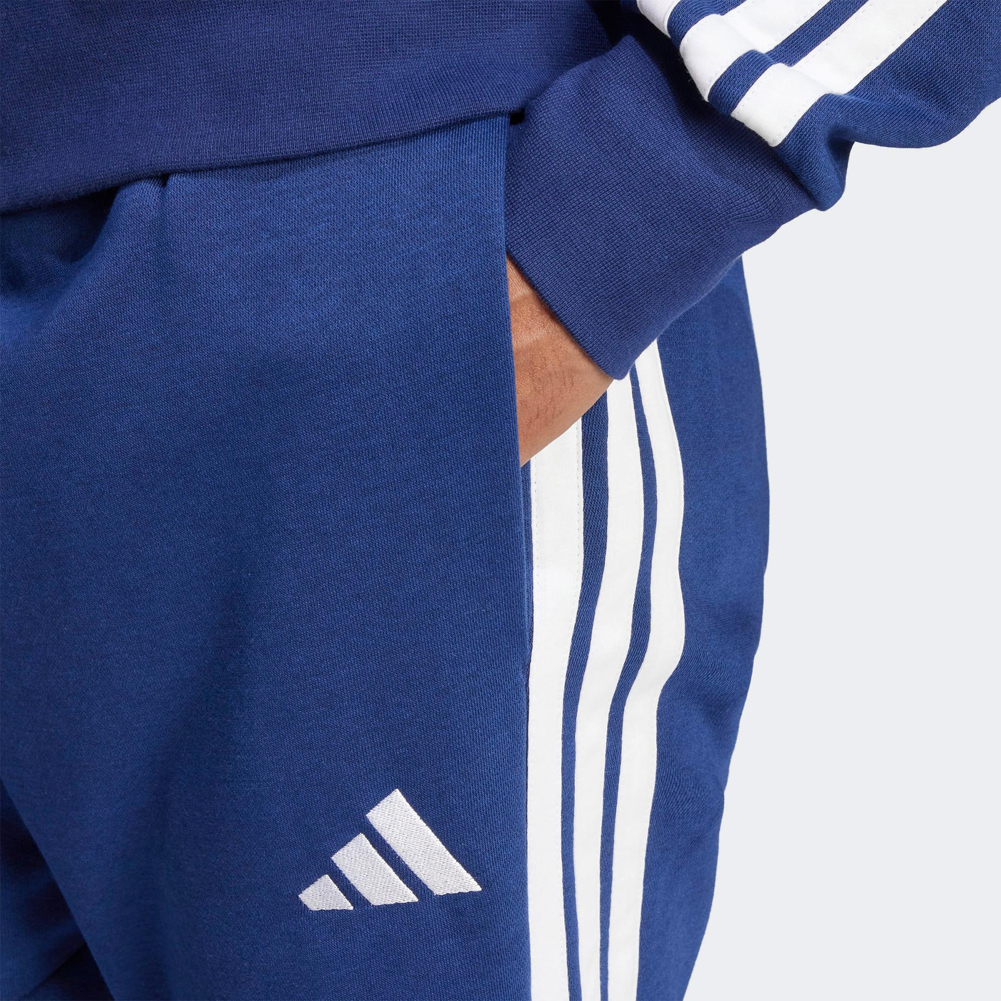 adidas Essentials 3 Stripes Erkek Lacivert Eşofman Altı