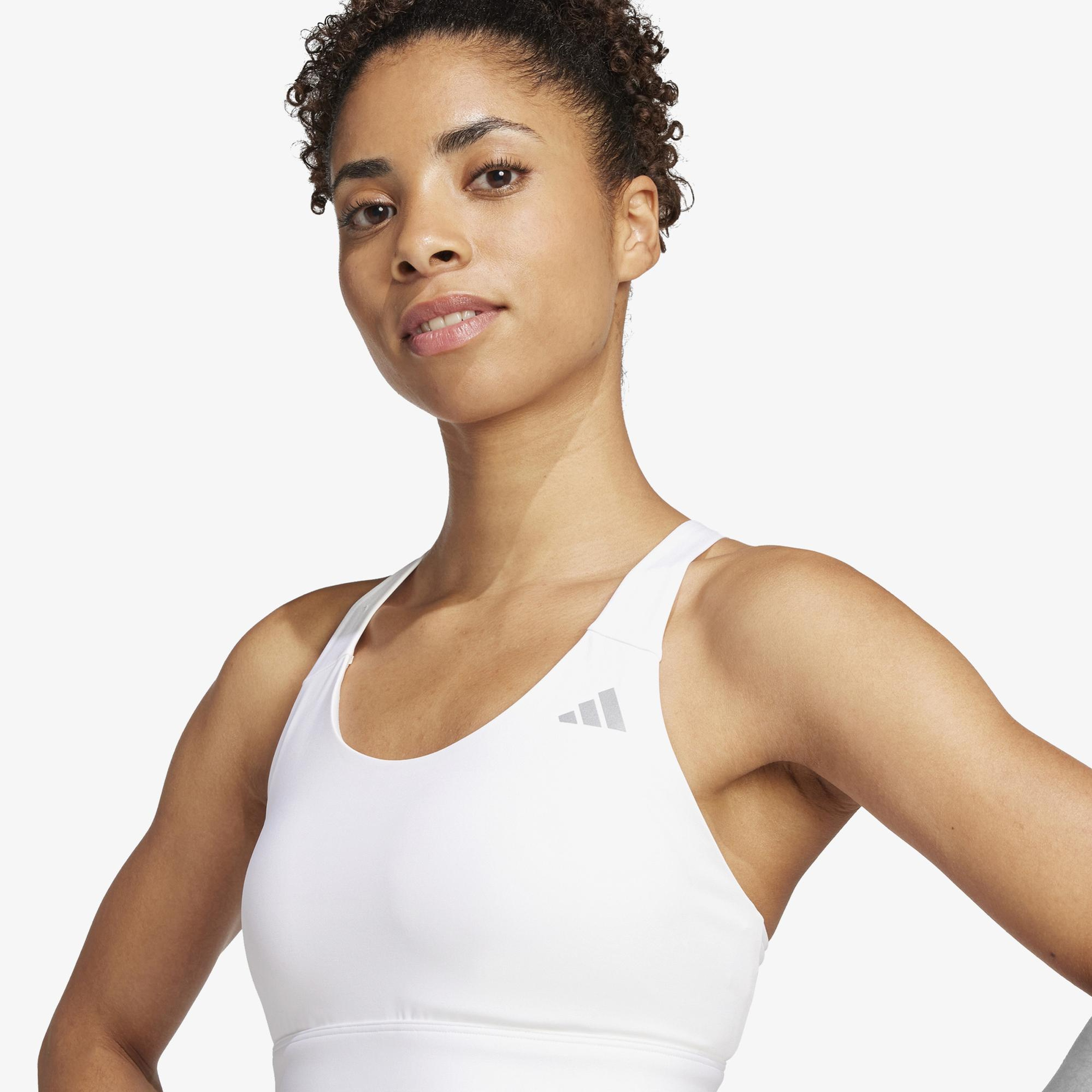 adidas Ultimate Run High Support Kadın Beyaz Antrenman Bra