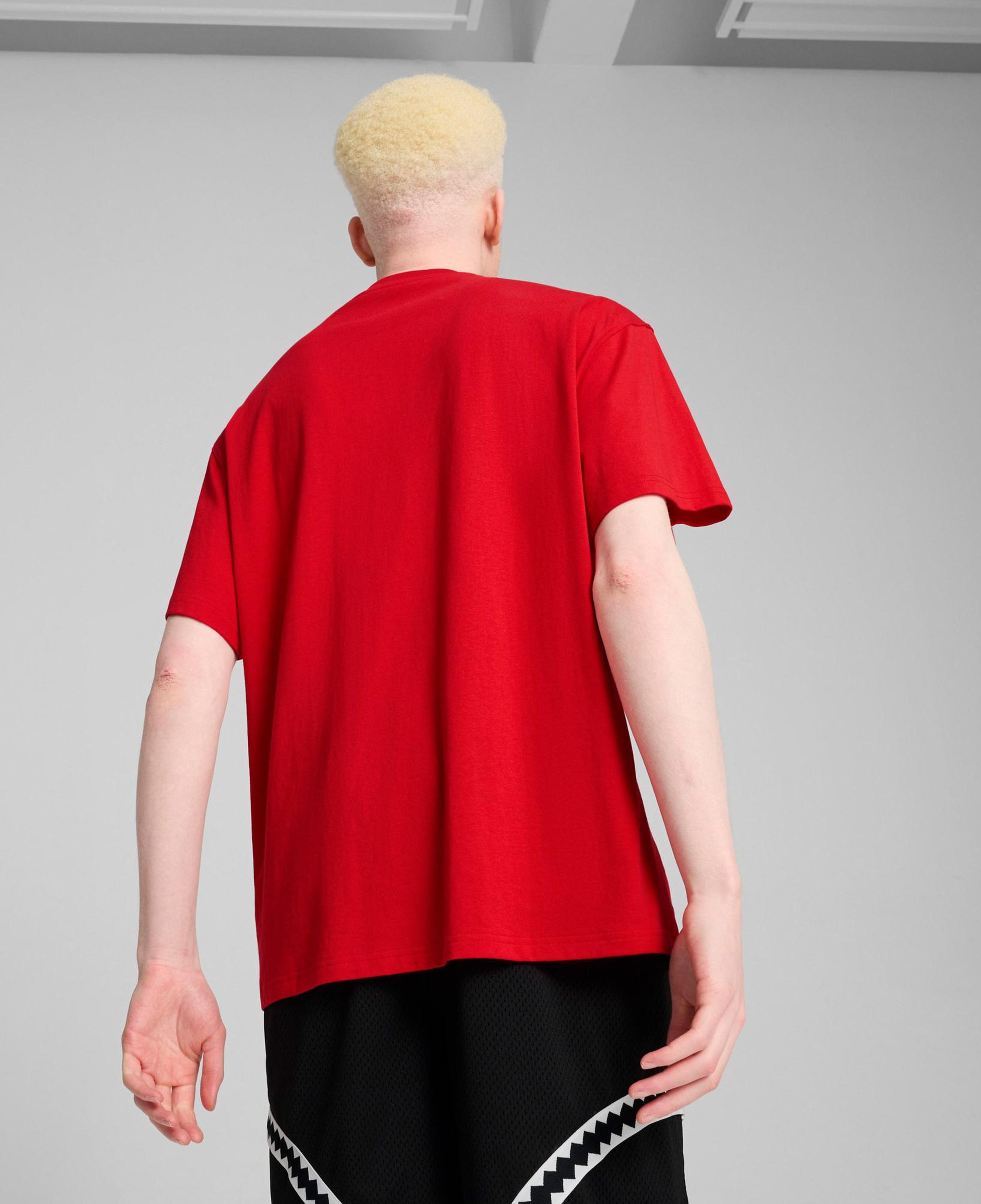 Puma Crowd Craze Erkek Kırmızı Günlük T-Shirt