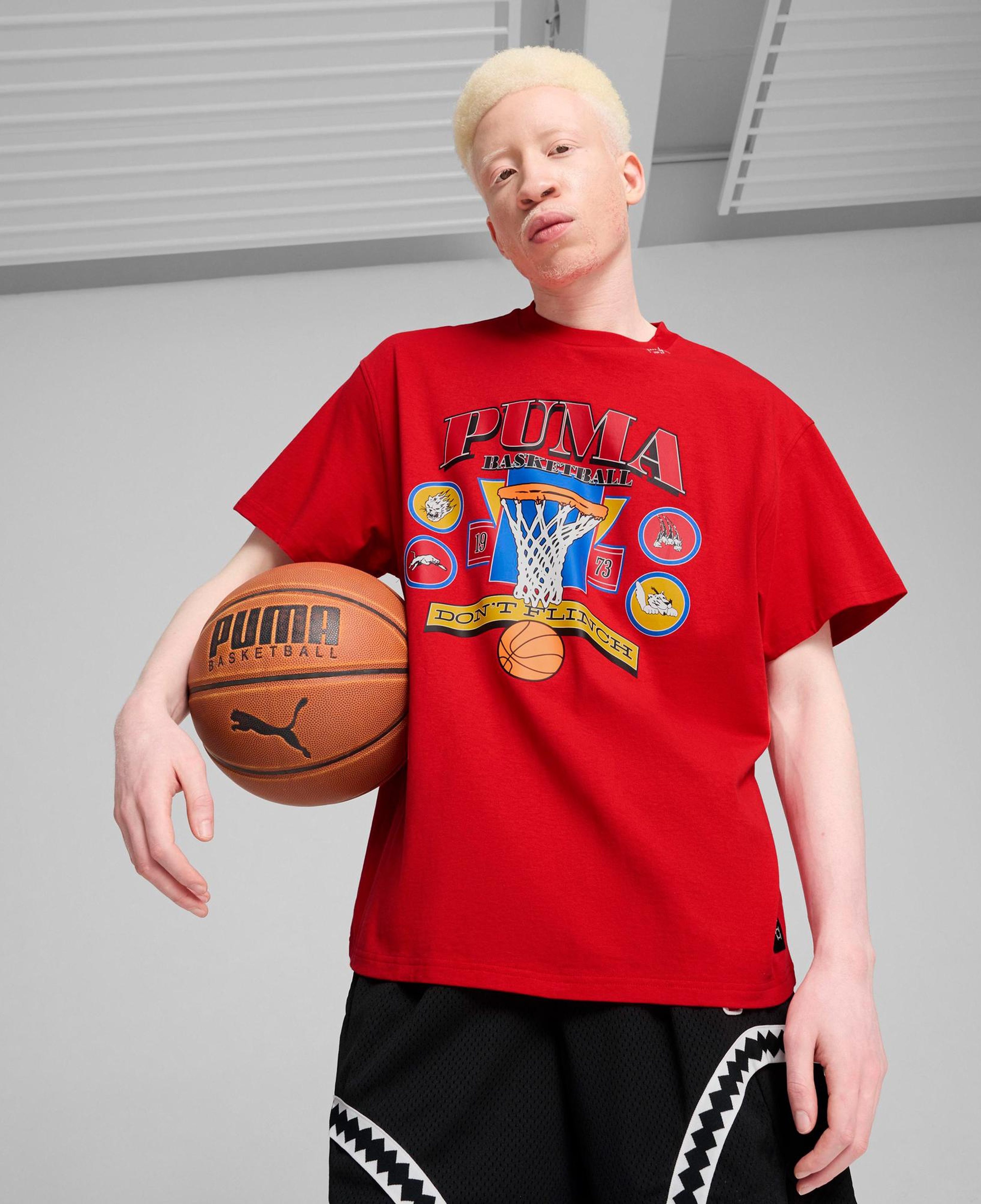 Puma Crowd Craze Erkek Kırmızı Günlük T-Shirt