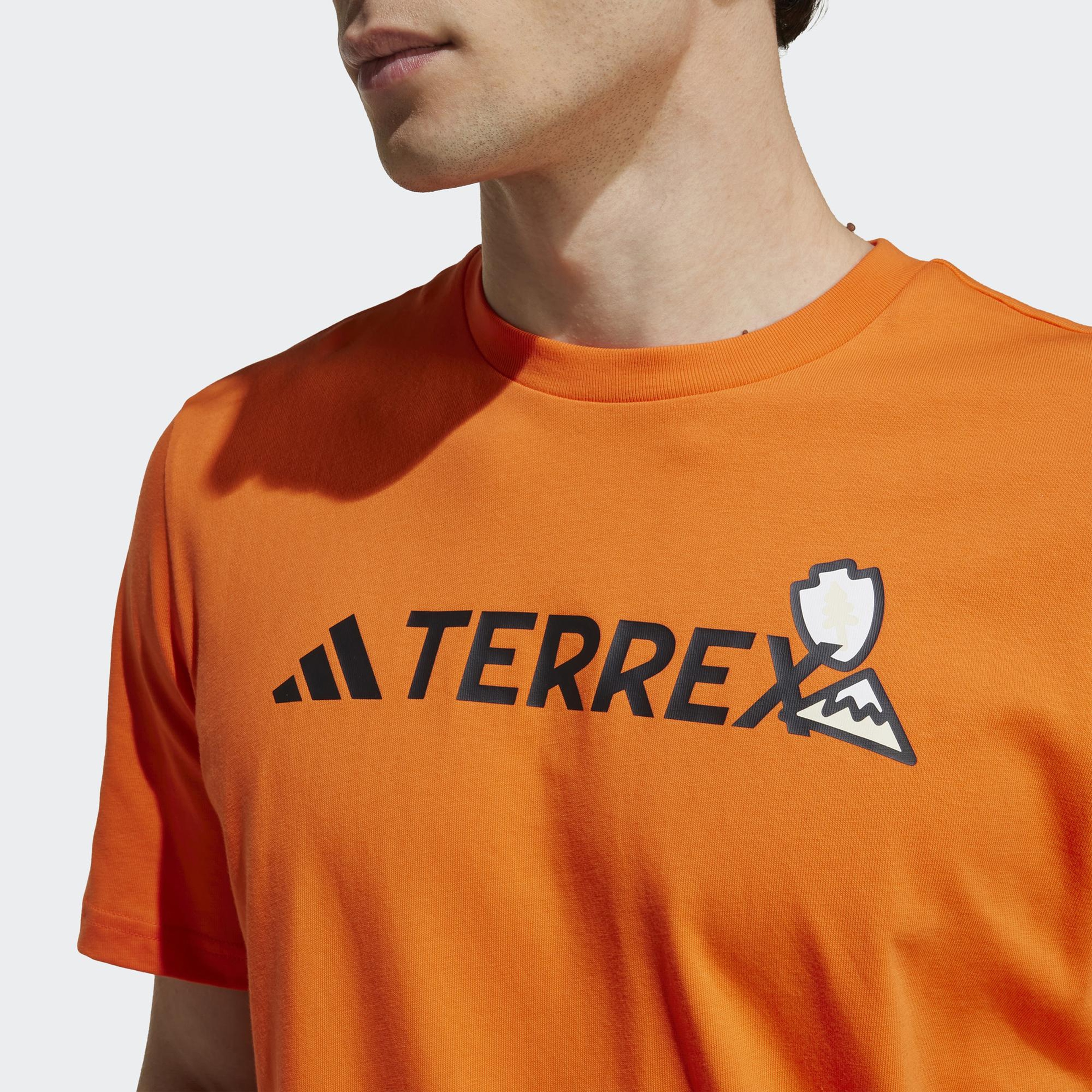 adidas Terrex Graphic Erkek Turuncu T-Shirt