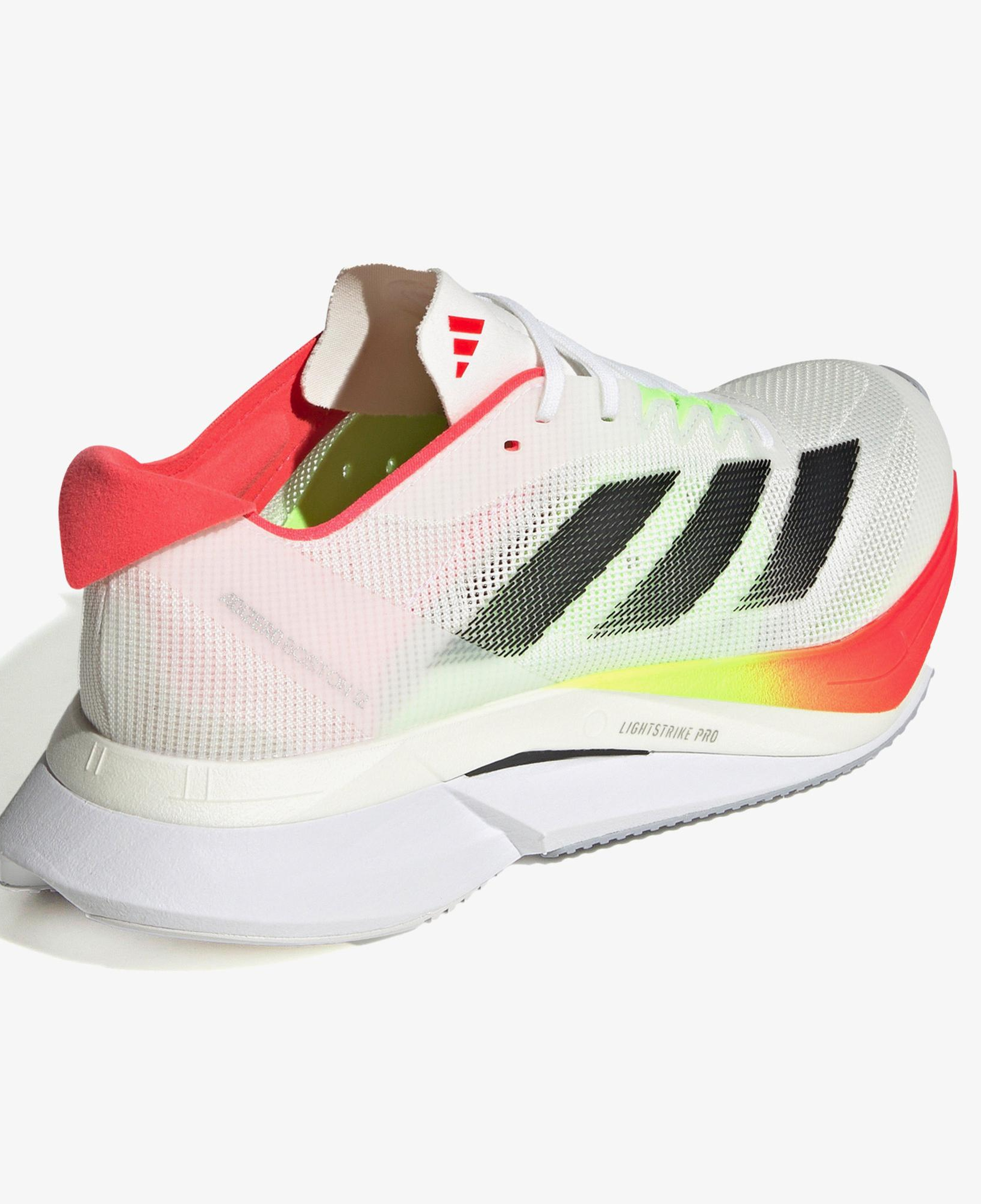 adidas Adizero Boston 12 Kadın Beyaz Koşu Ayakkabısı