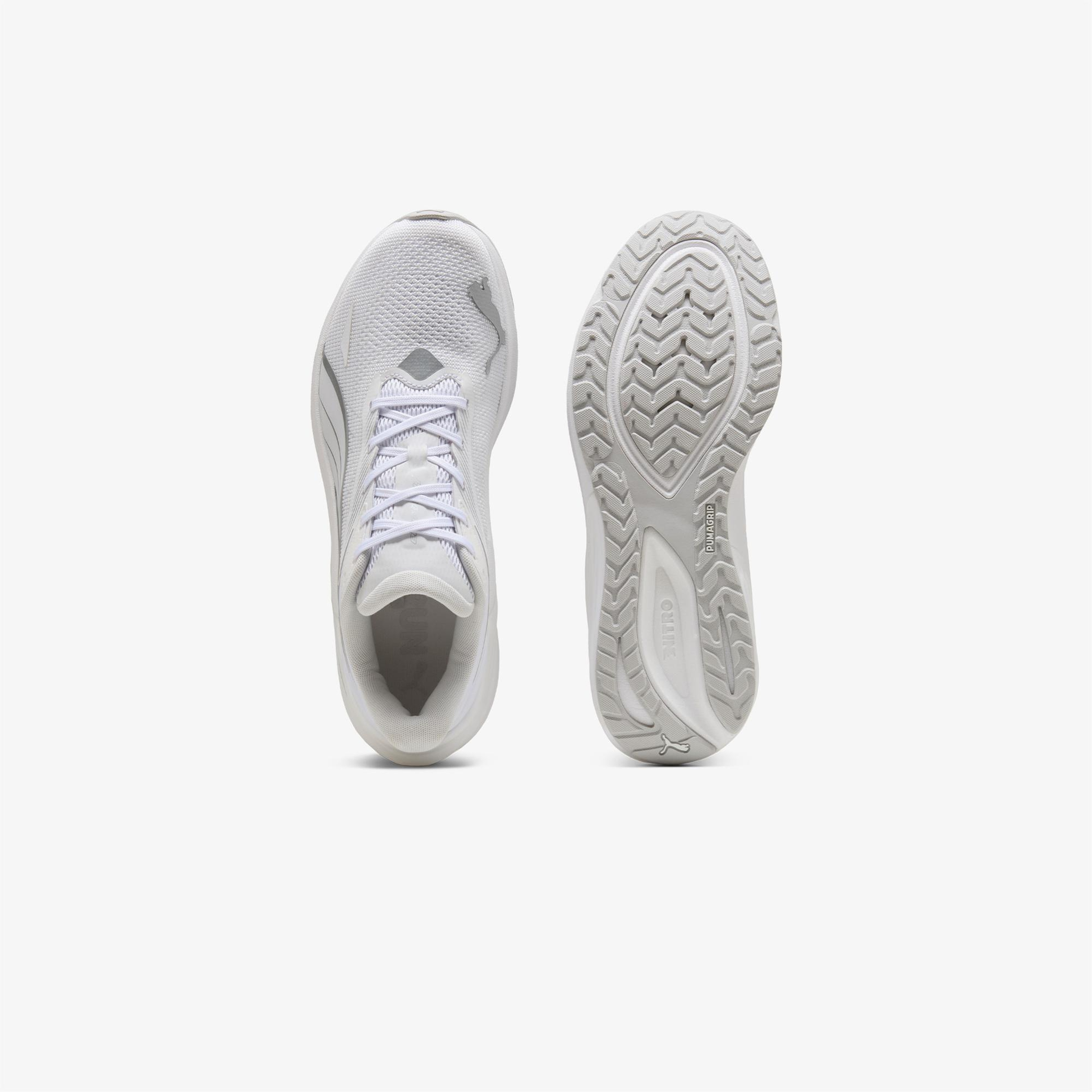 Puma Electrify Nitro 4 Unisex Beyaz Koşu Ayakkabısı