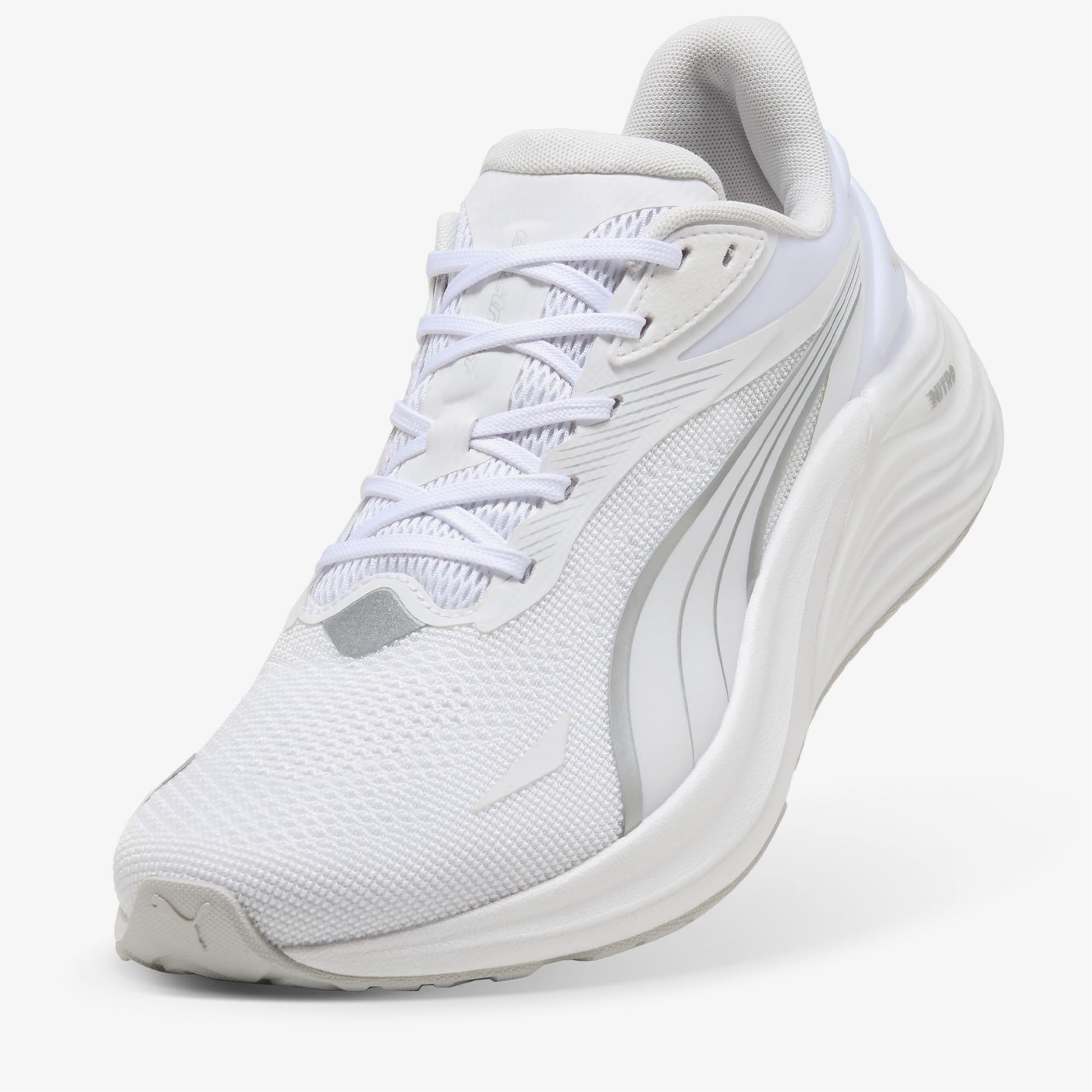 Puma Electrify Nitro 4 Unisex Beyaz Koşu Ayakkabısı