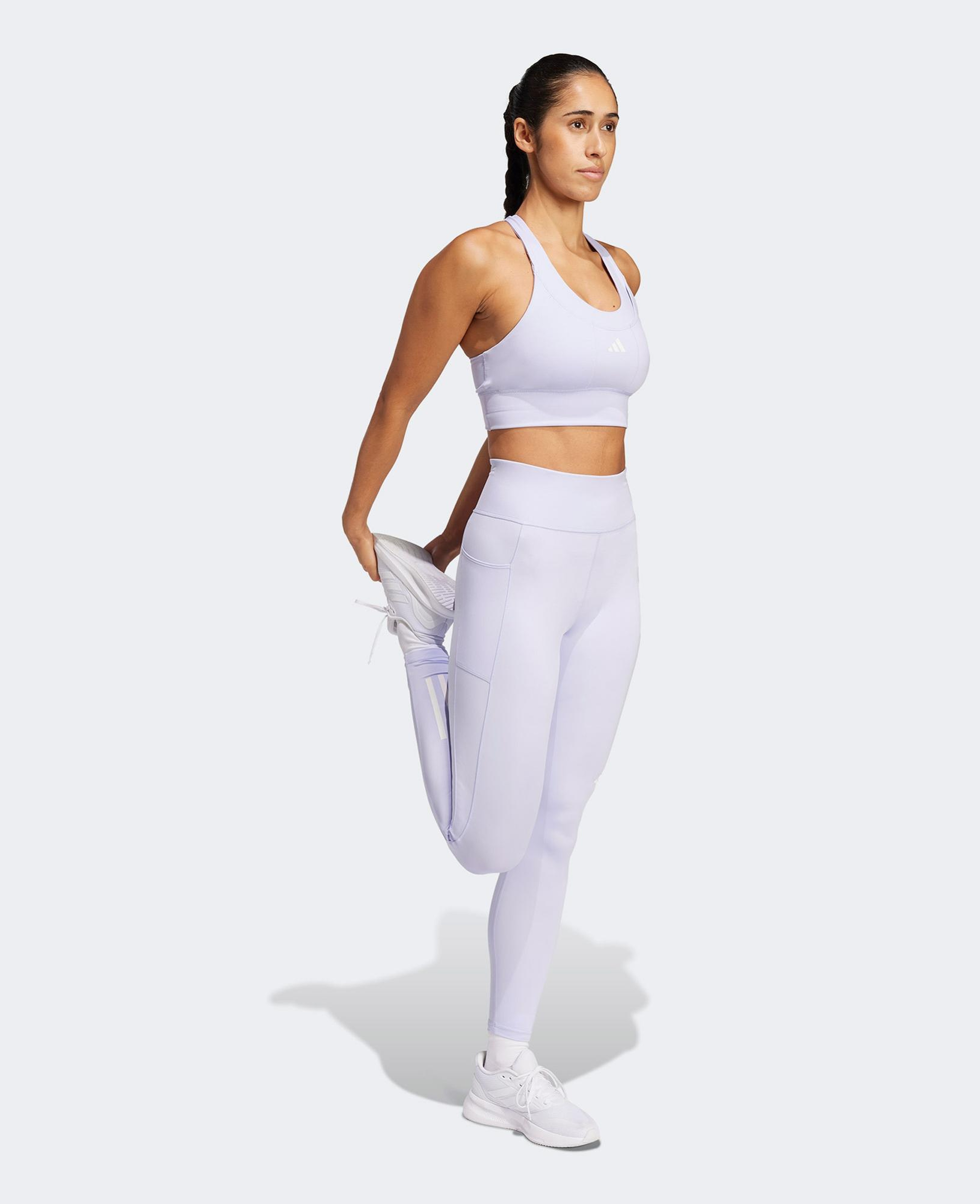 adidas Own The Run 7/8 Kadın Mor Tayt