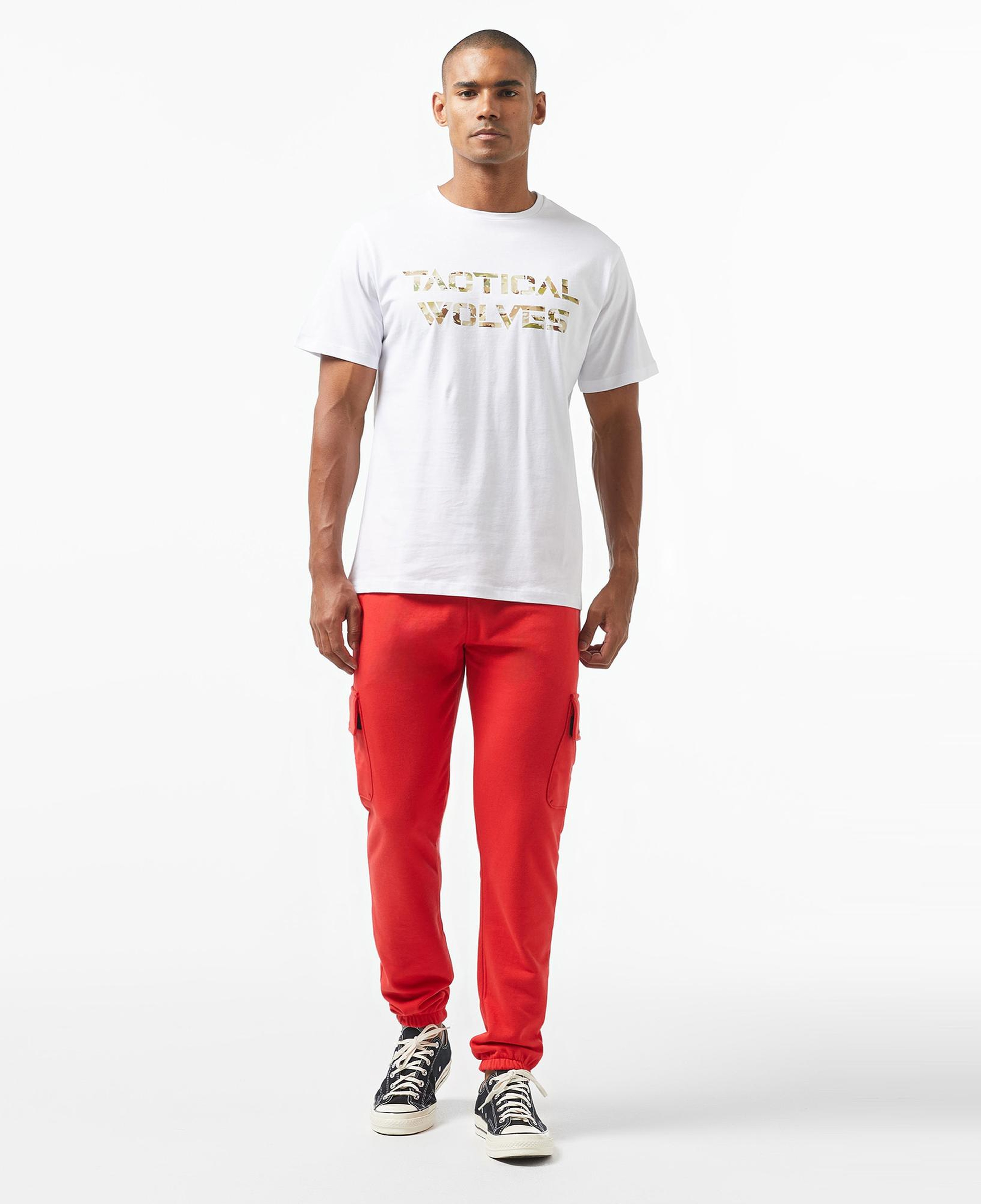 Tactical Wolves Erkek Yeşil Günlük T-Shirt