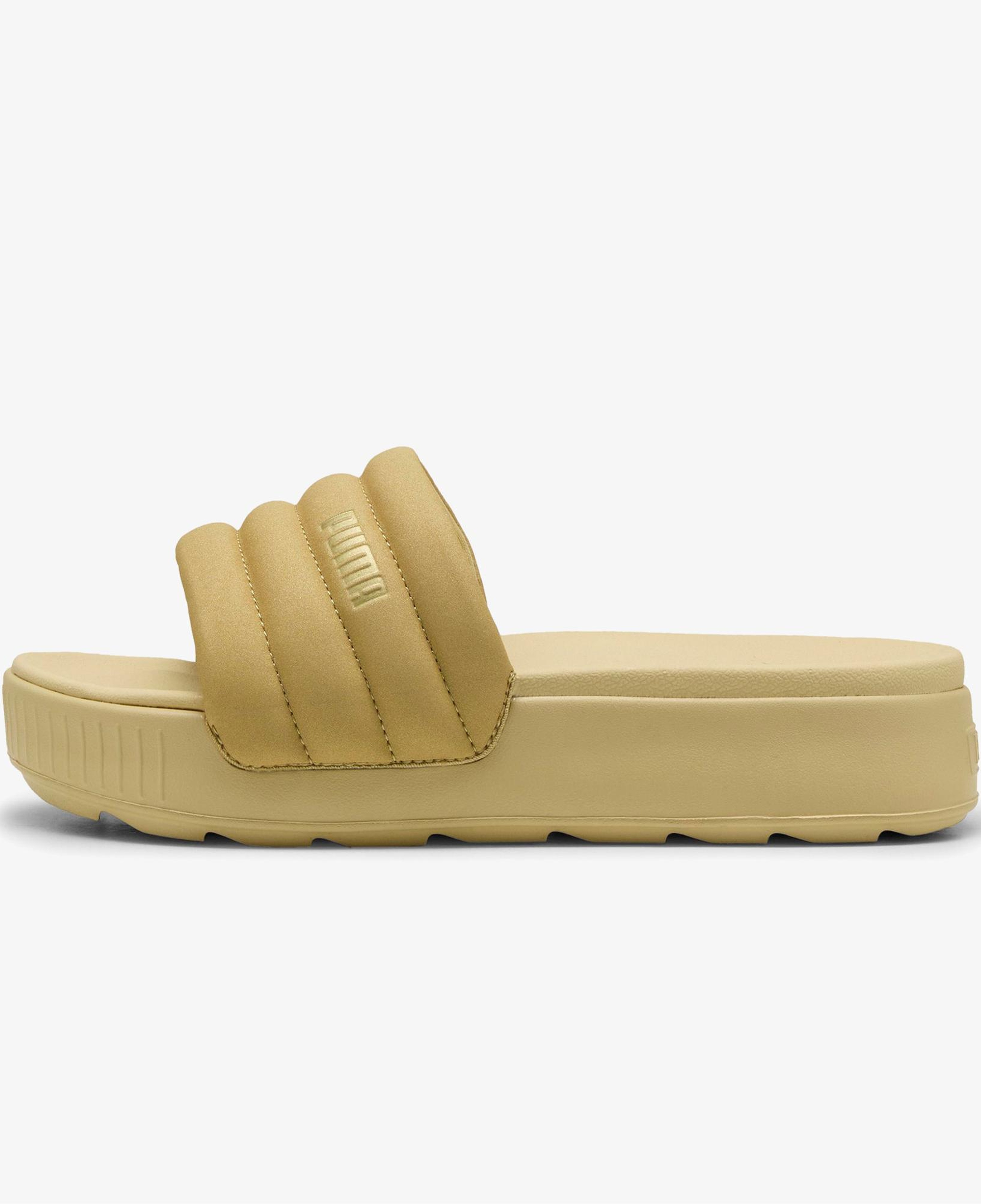 Puma Karmen Slide Puffy Aqua Kadın Bej Terlik