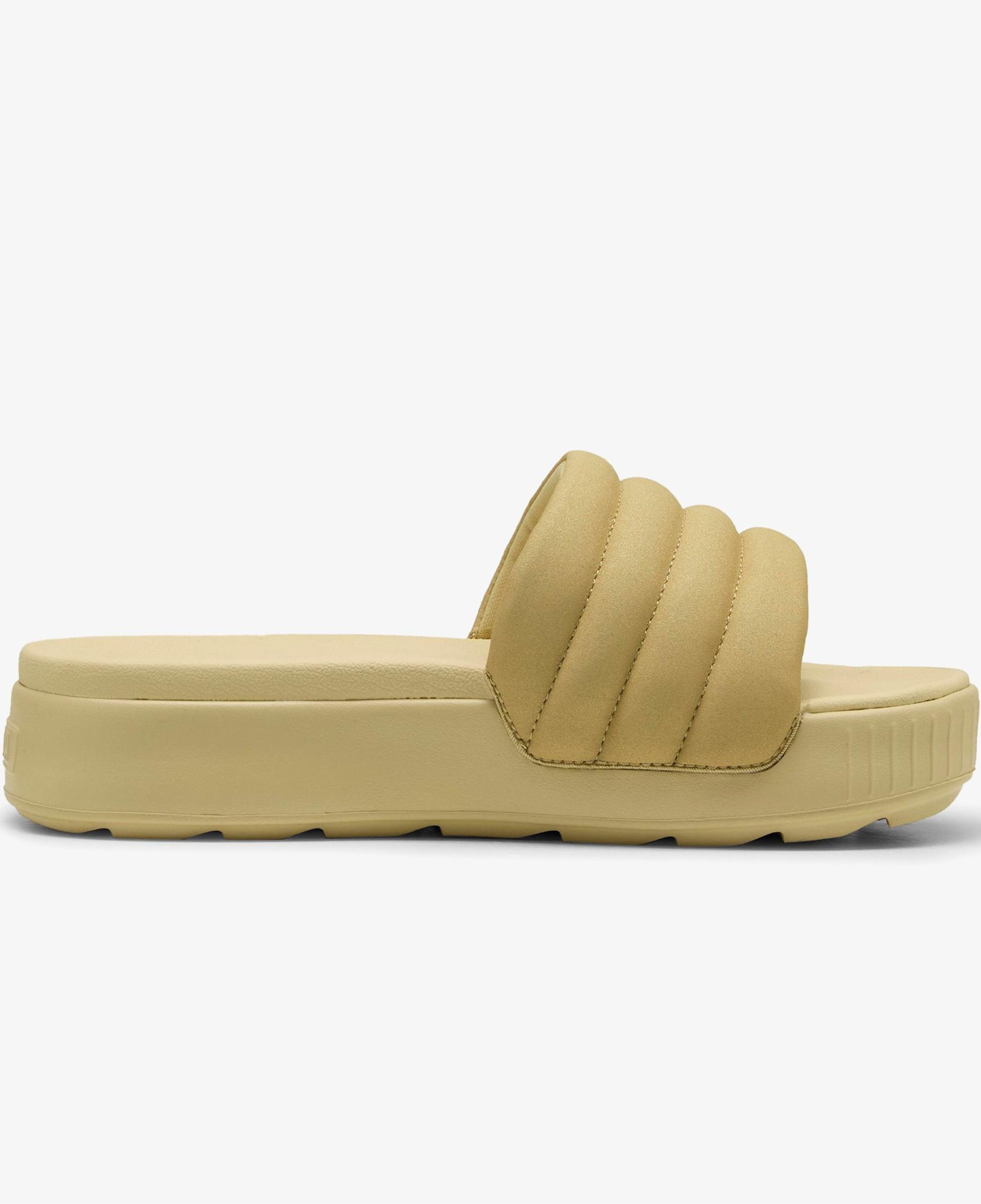 Puma Karmen Slide Puffy Aqua Kadın Bej Terlik