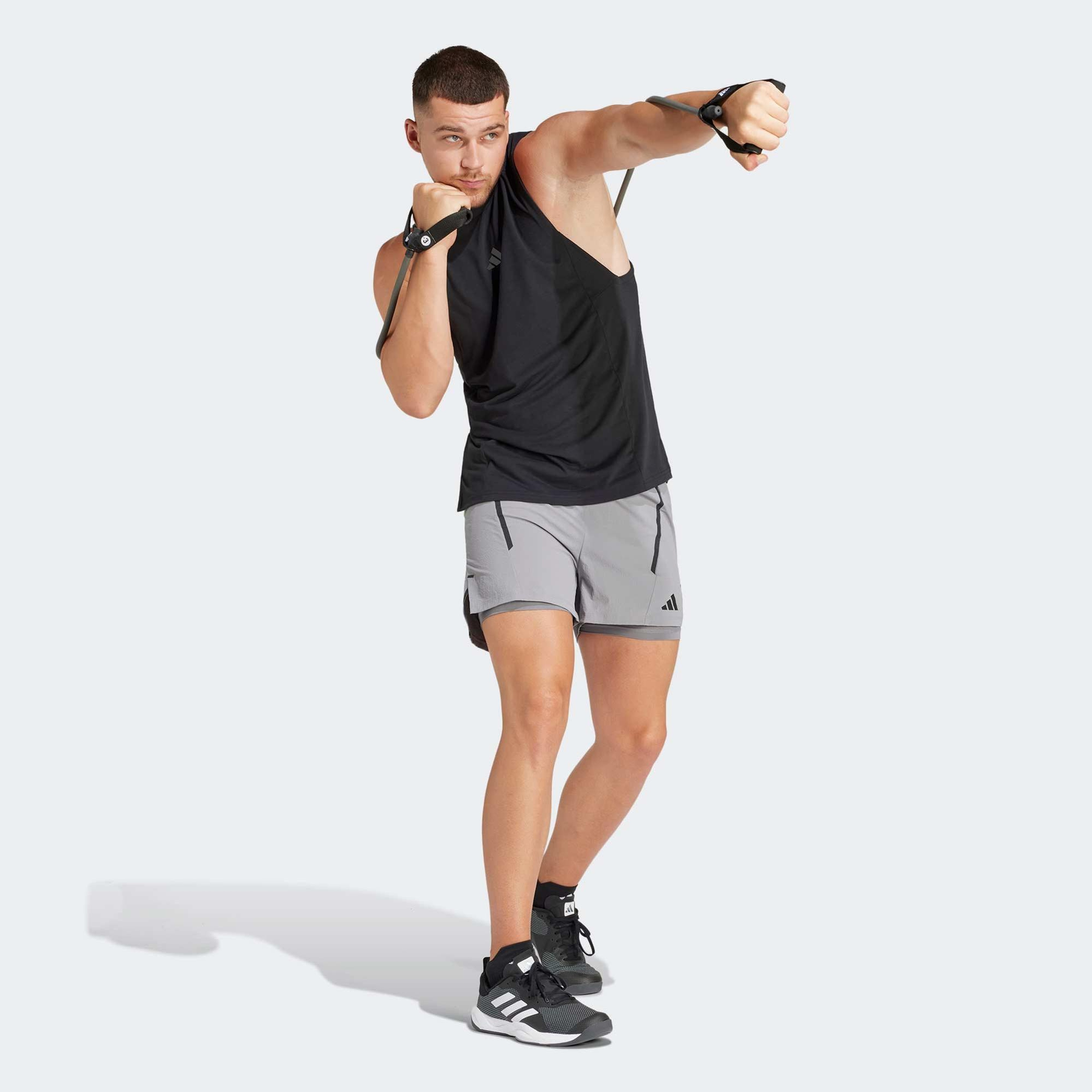 adidas D4T Erkek Siyah Antrenman Atleti