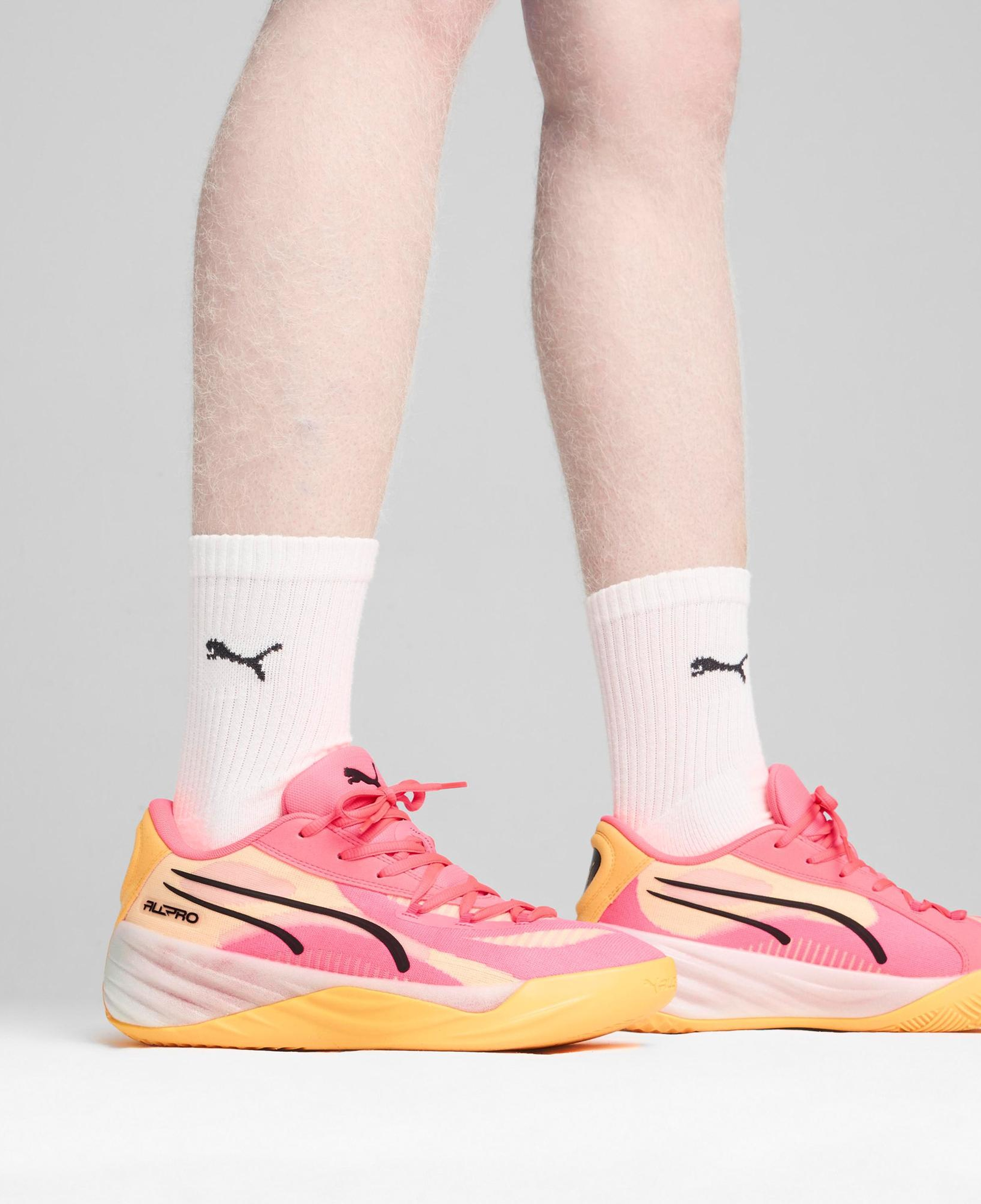 Puma All Nitro Erkek Pembe Basketbol Ayakkabısı