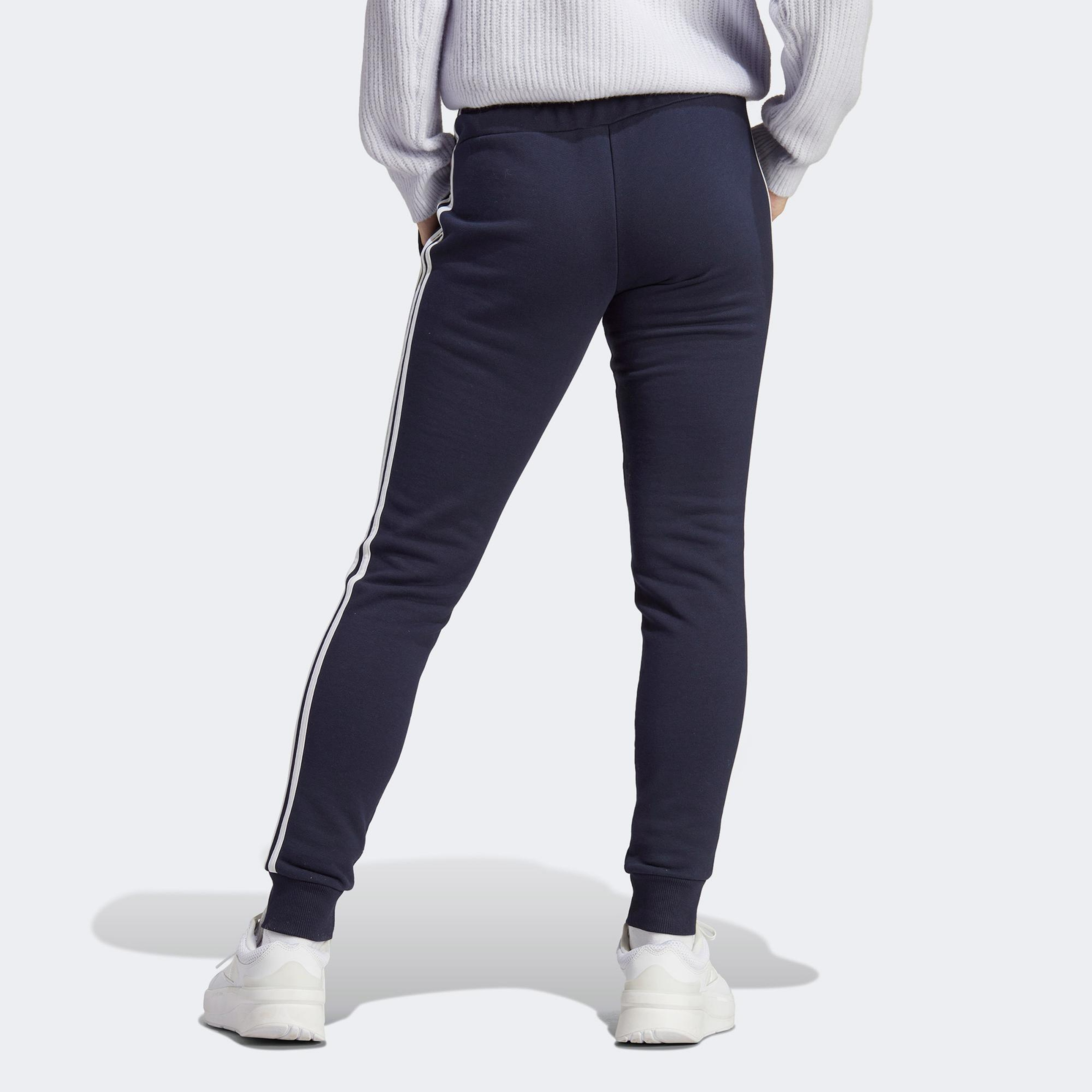 adidas Essential 3 Striped Kadın Lacivert Günlük Eşofman Altı