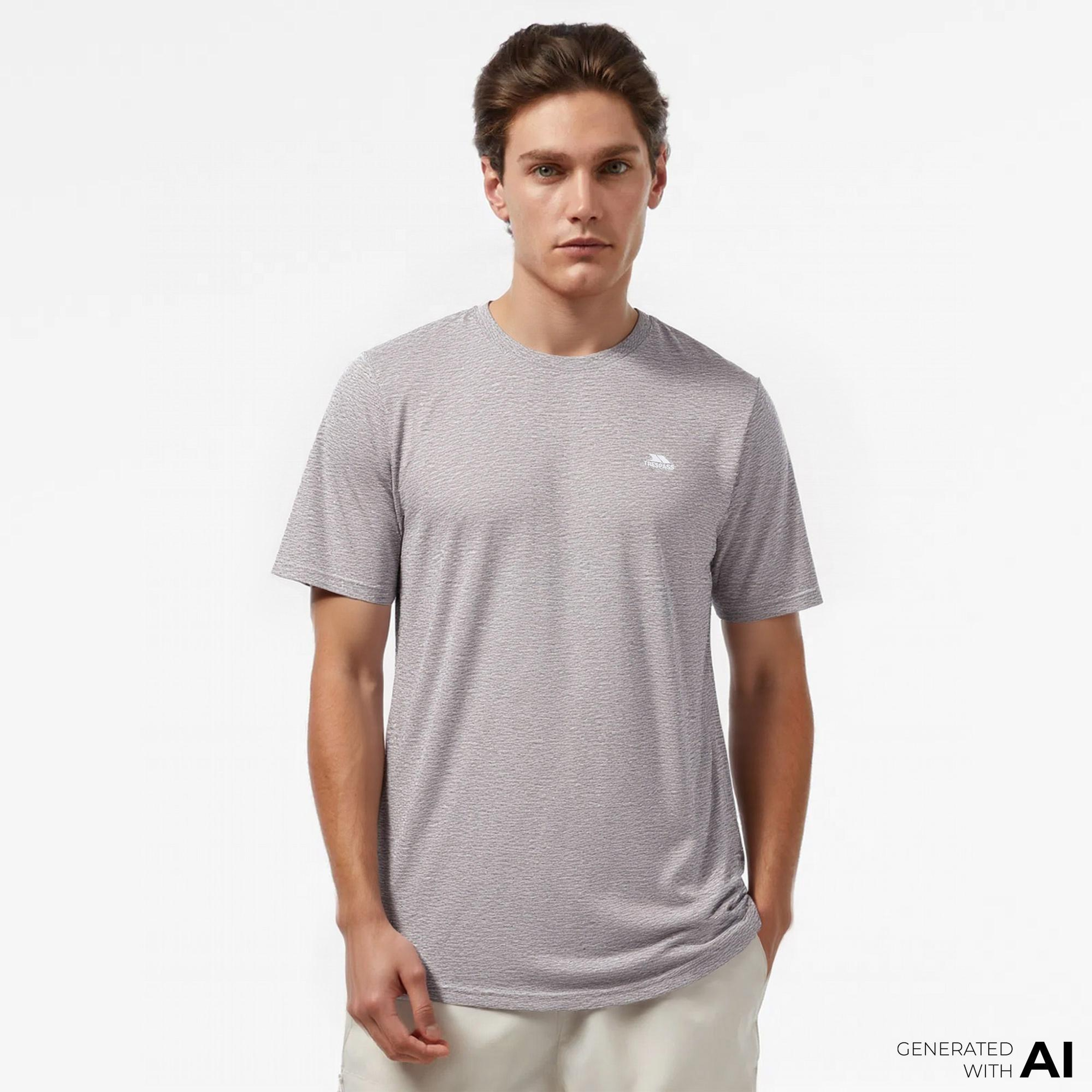 Trespass Raeran Technical Kadın Gri Günlük T-Shirt