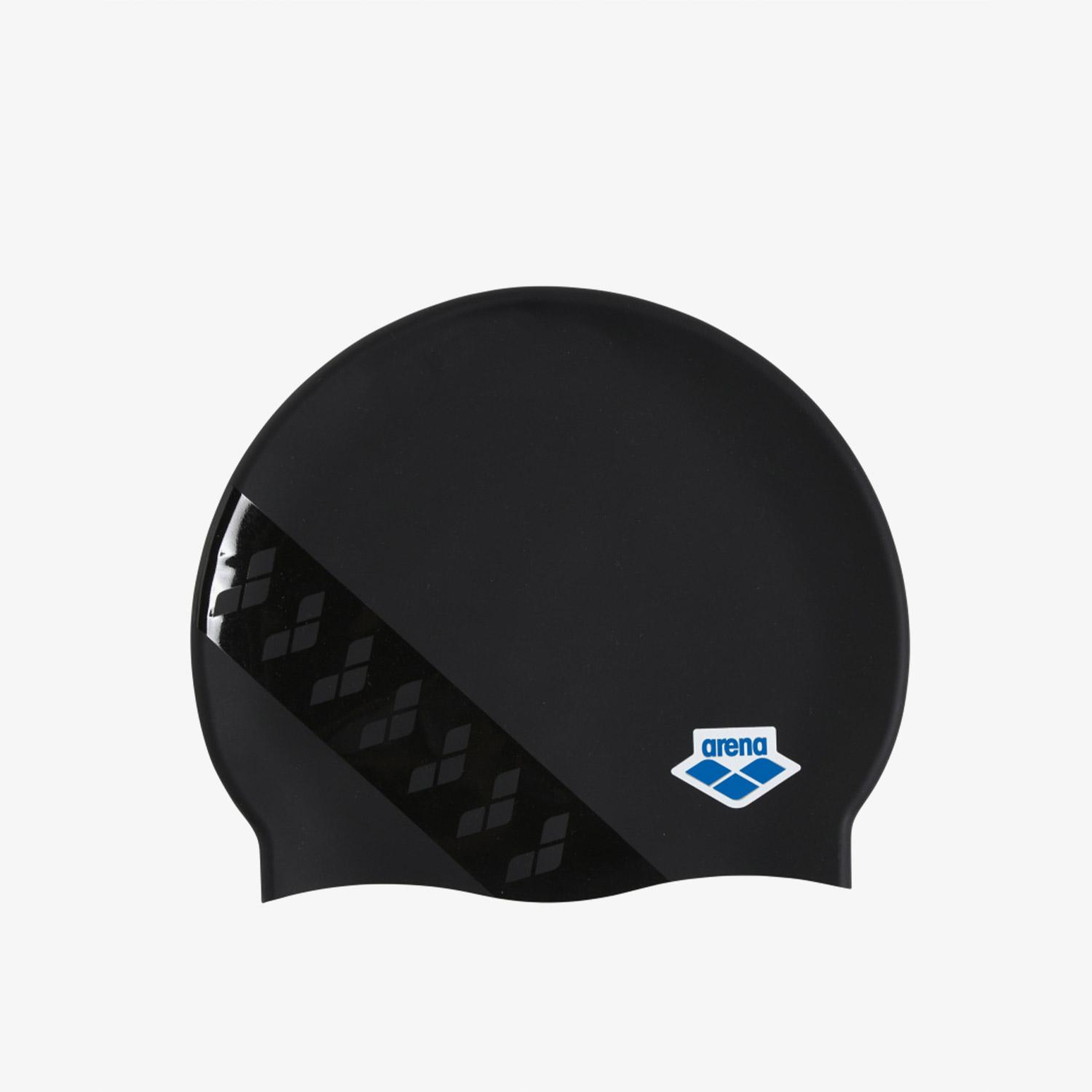 Arena Team Stripe Unisex Siyah Yüzücü Bonesi