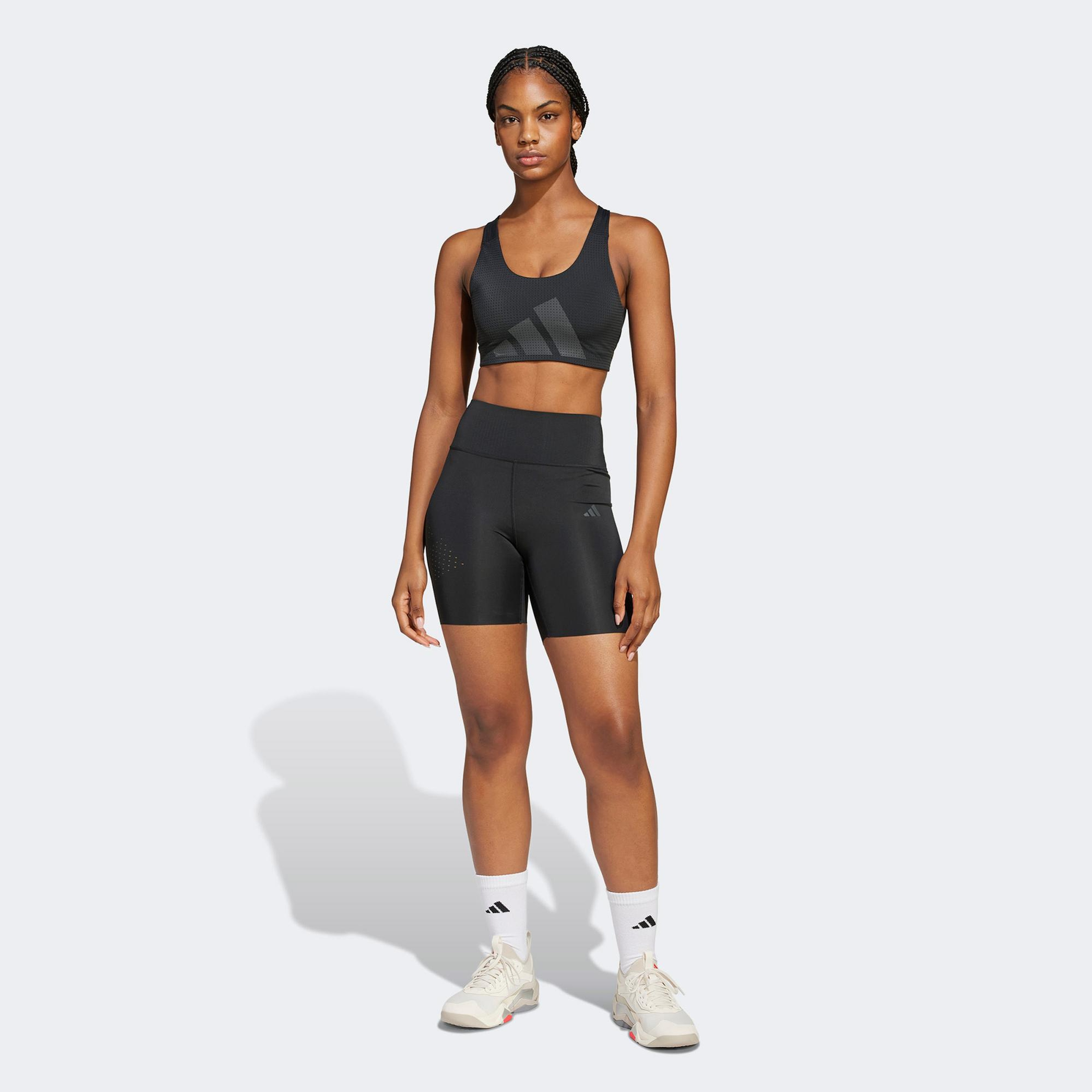 adidas Powerimpact Hiit Medium Support Kadın Siyah Bra