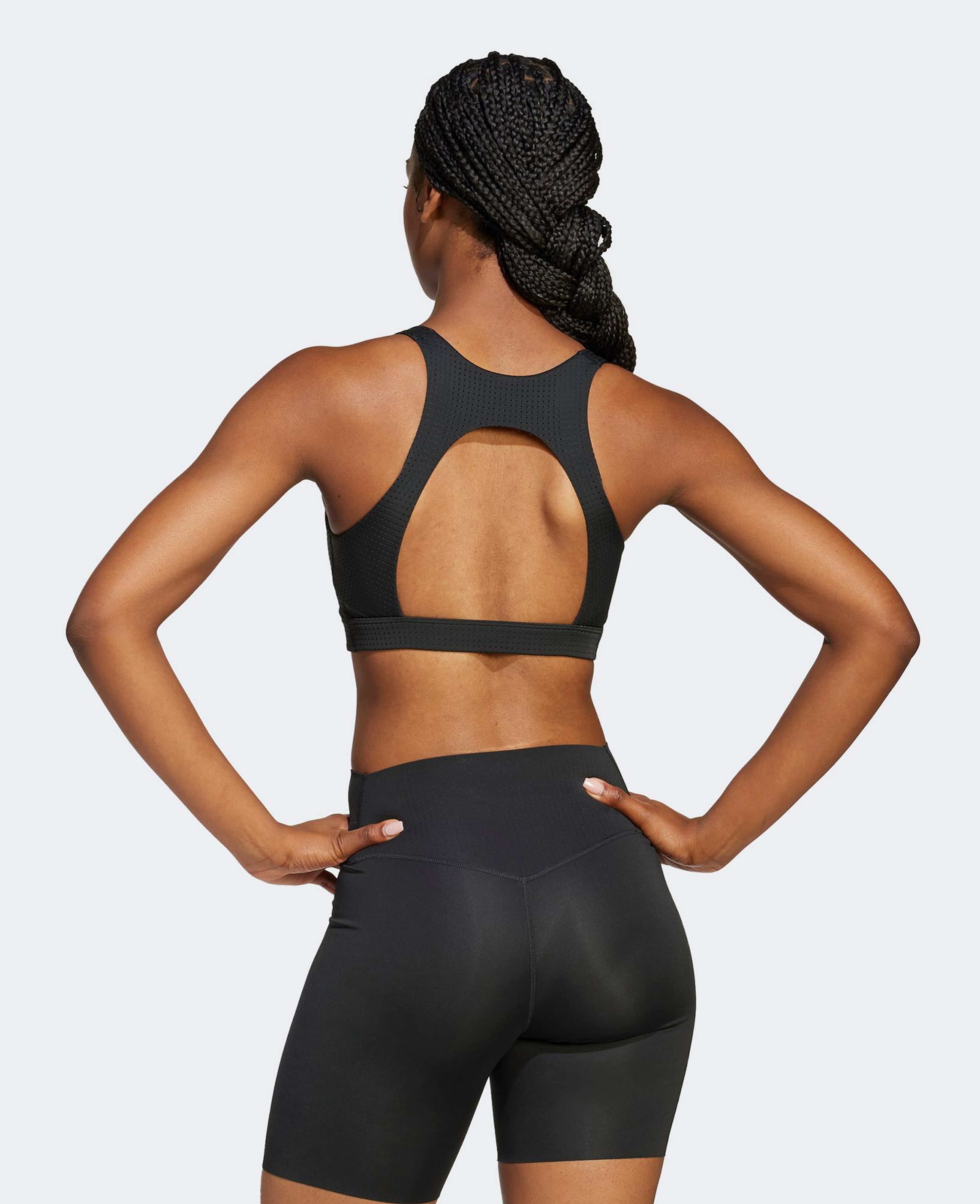 adidas Powerimpact Hiit Medium Support Kadın Siyah Bra