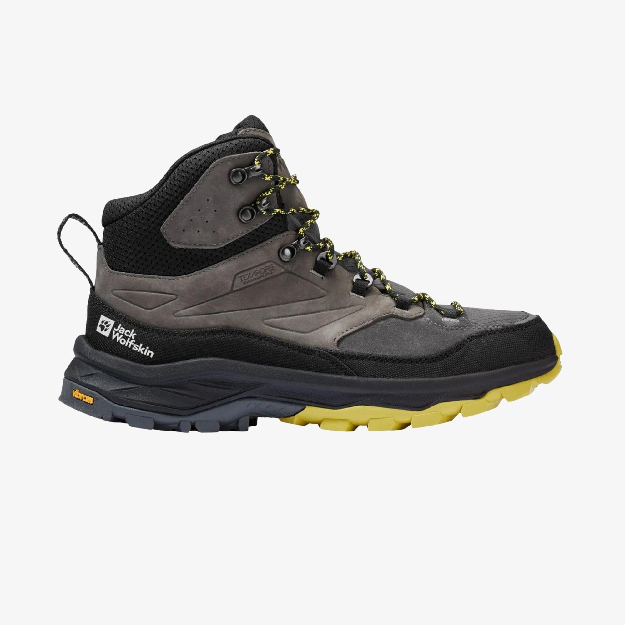Jack Wolfskin Cyrox Texapore Mid Erkek Gri Outdoor Bot