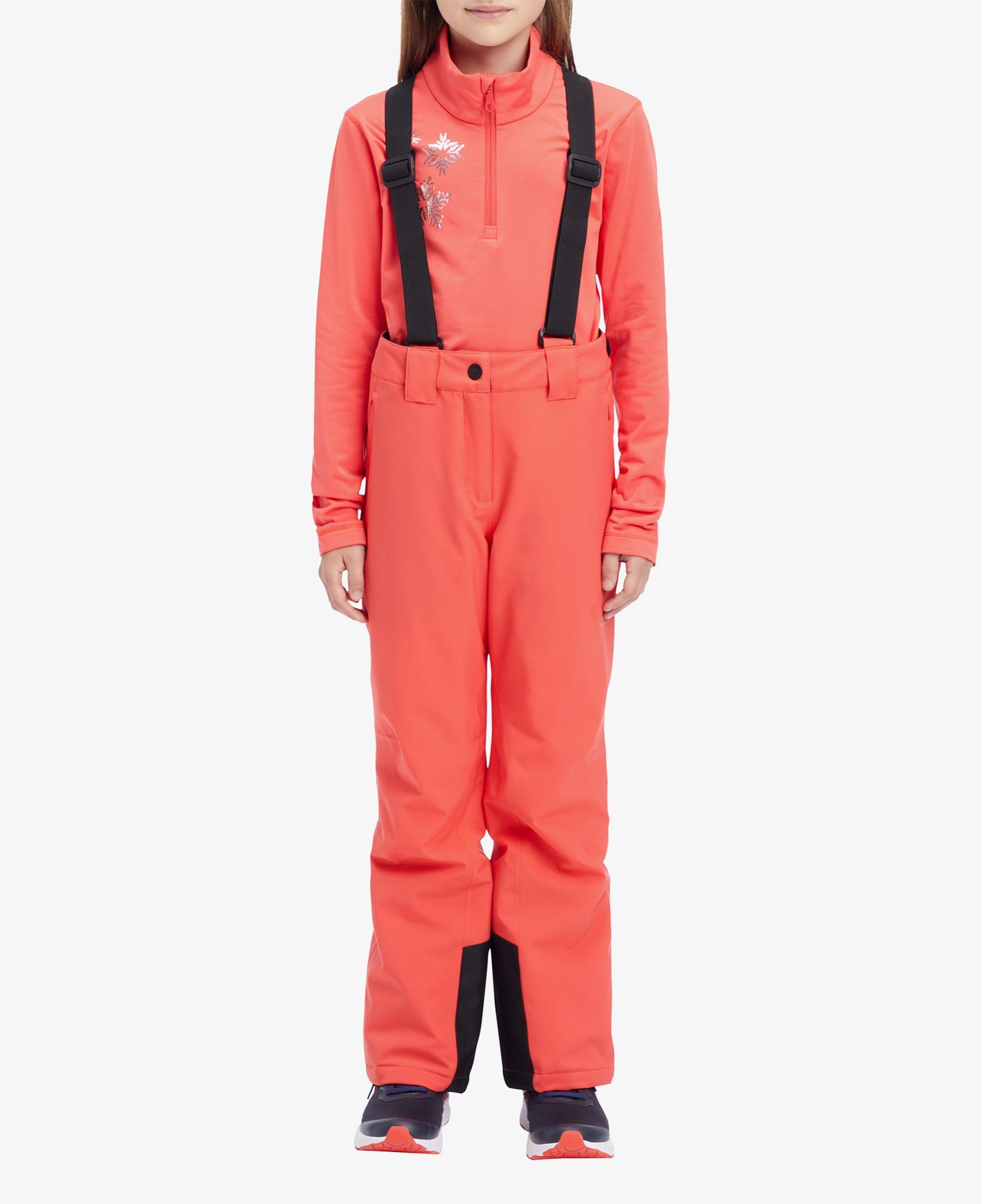 McKinley Ellie II Çocuk Kırmızı Kayak Pantolonu