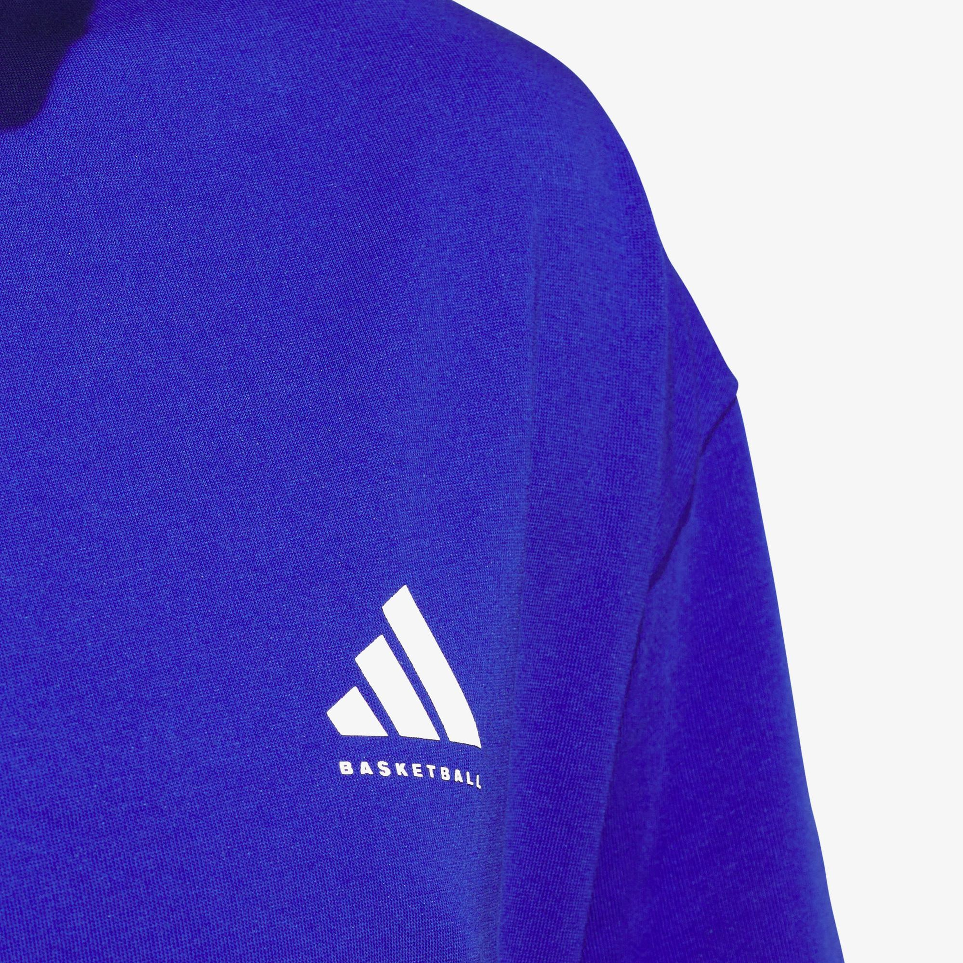 adidas Select Erkek Mavi Basketbol T-Shirt