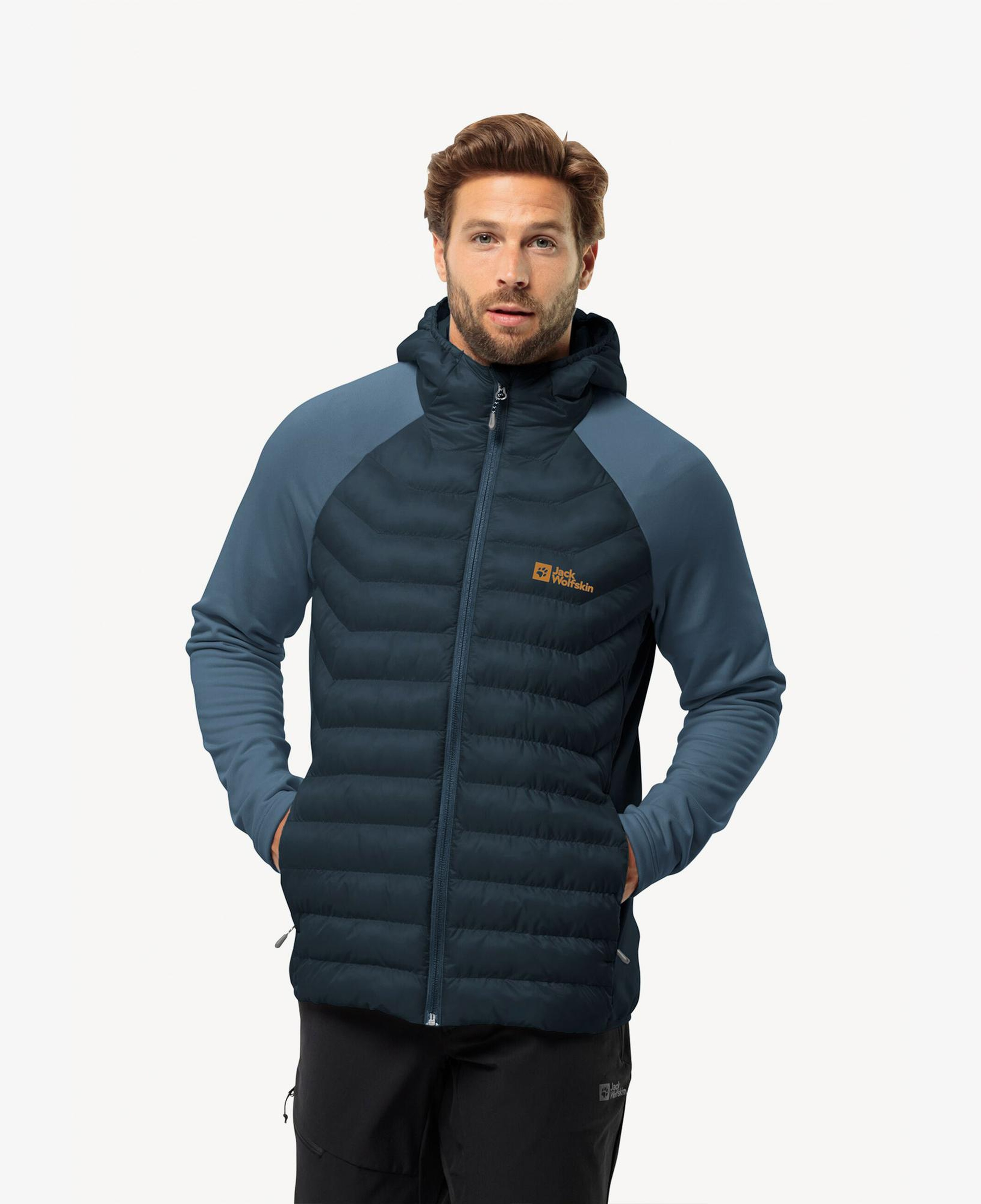 Jack Wolfskin Routeburn Pro Insulated Erkek Mavi Mont