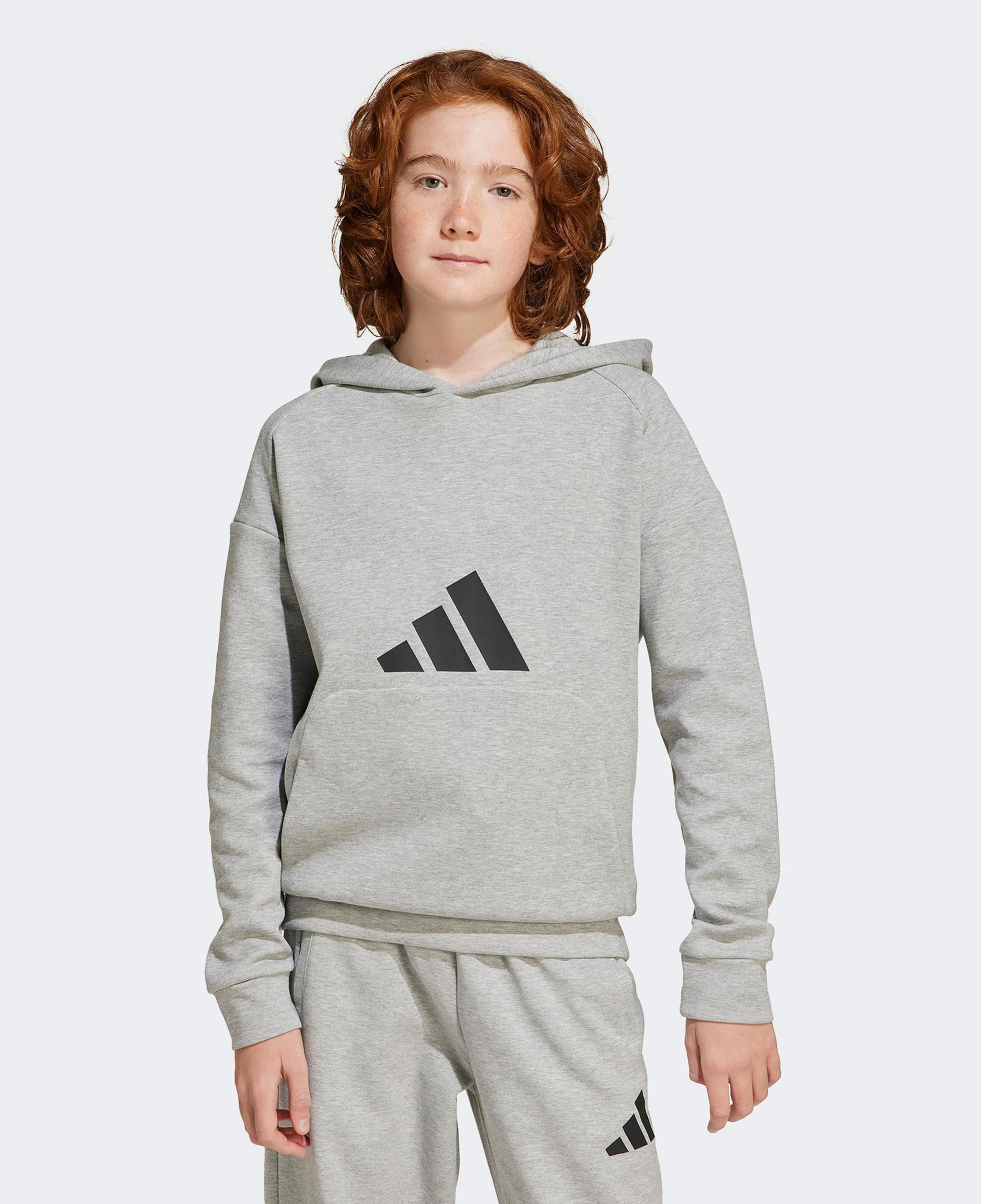 adidas Future Icons Logo Çocuk Gri Swearshirt