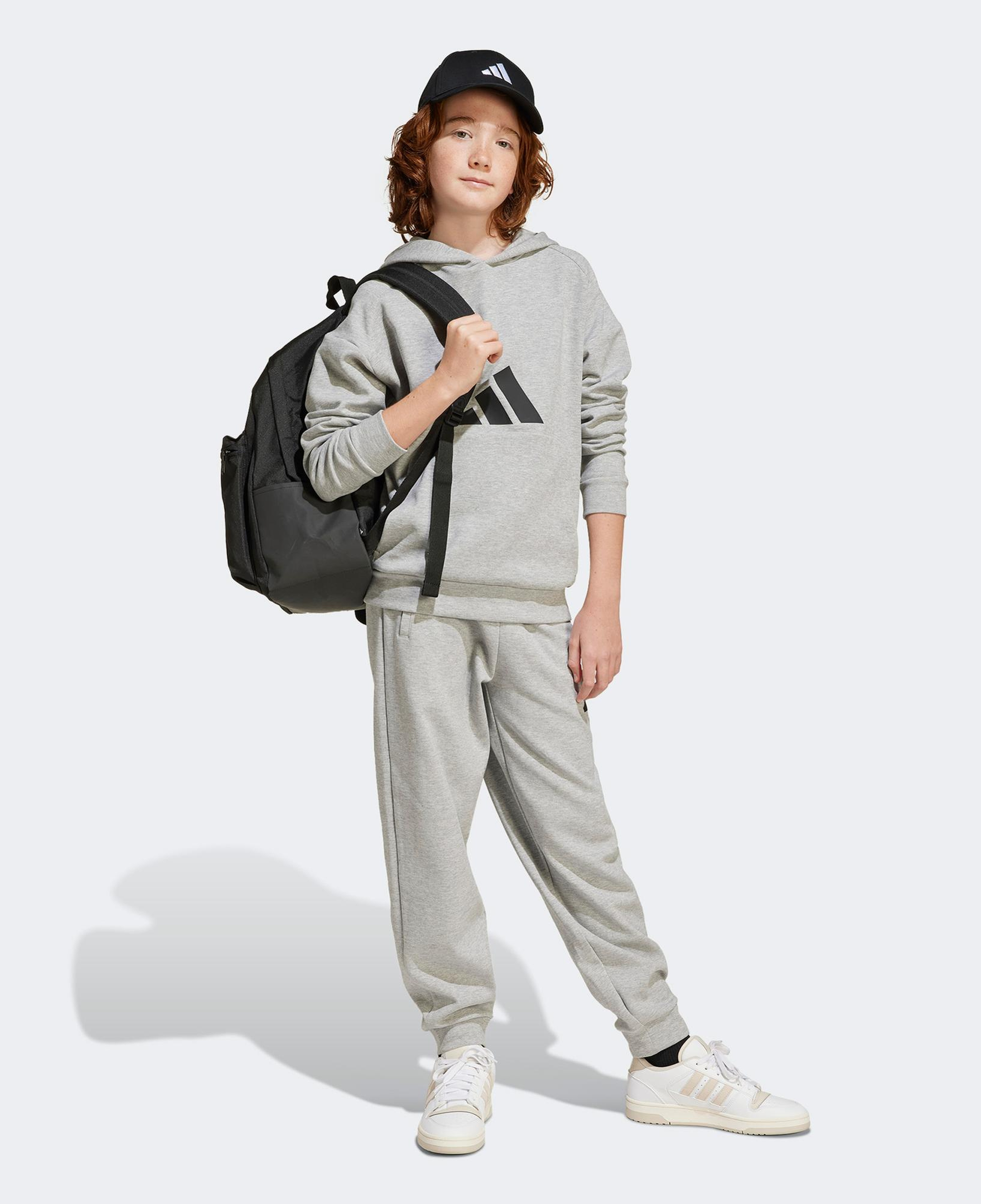 adidas Future Icons Logo Çocuk Gri Swearshirt