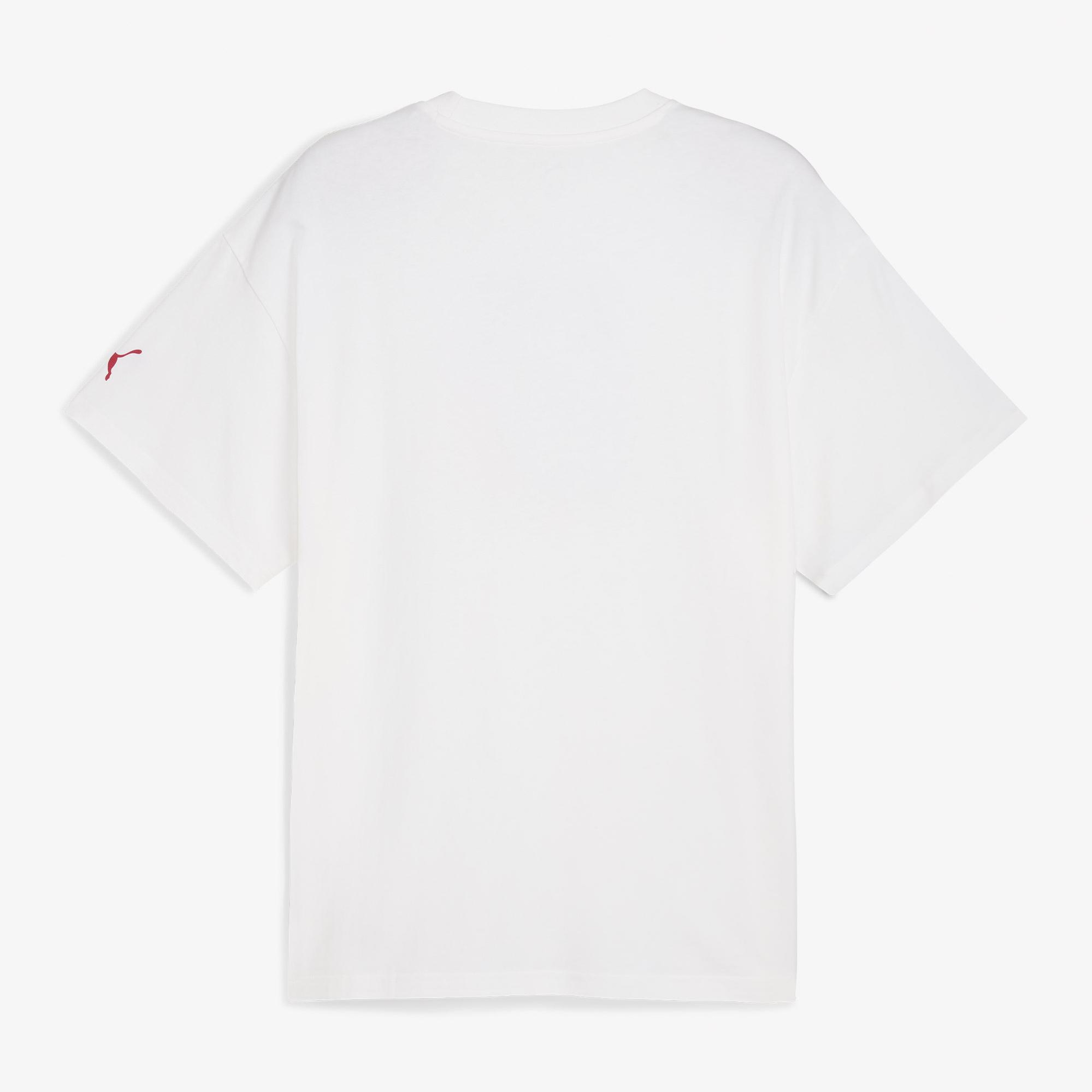 Puma Dylan Exhibit iv Erkek Beyaz T-Shirt