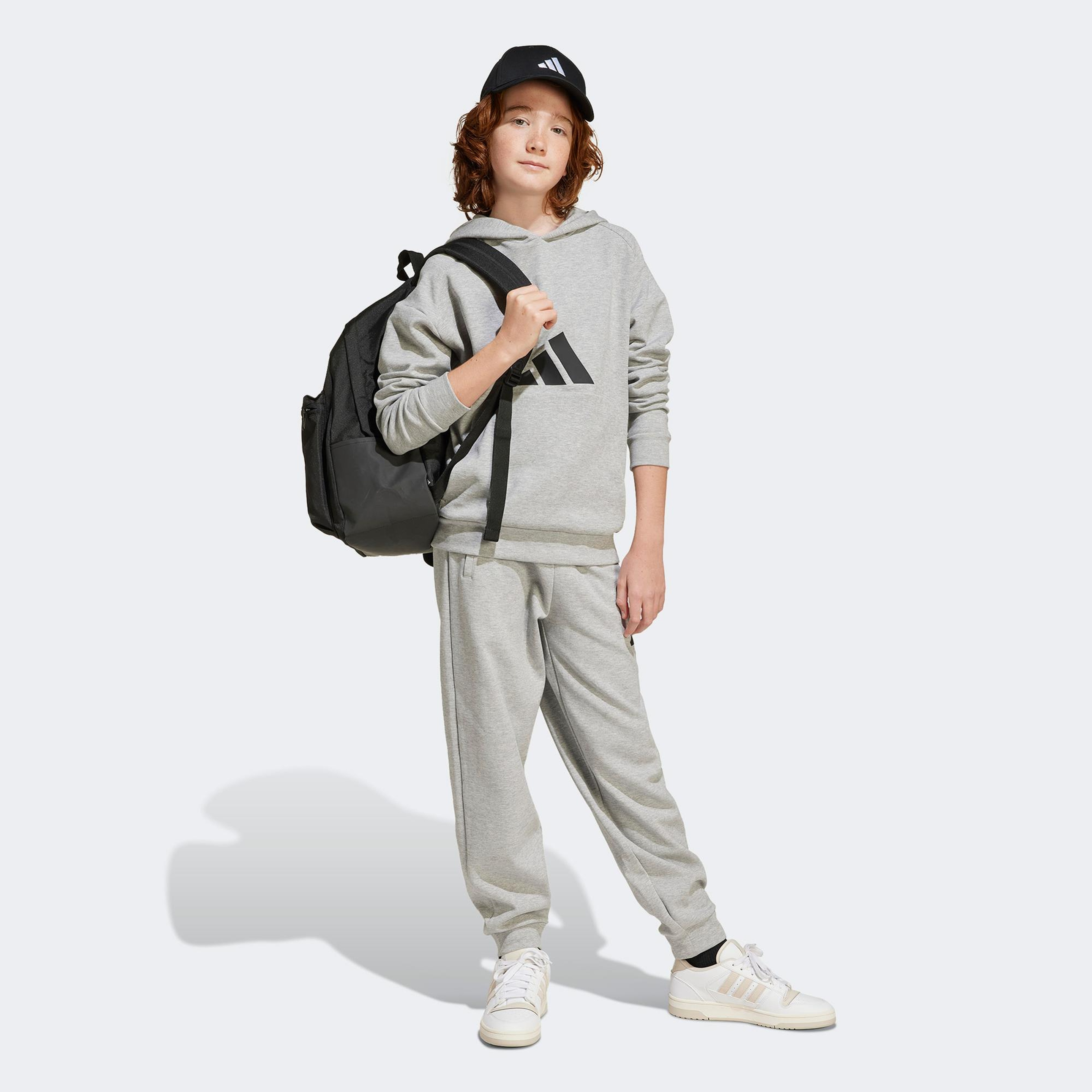adidas Future Icons Logo Çocuk Gri Swearshirt
