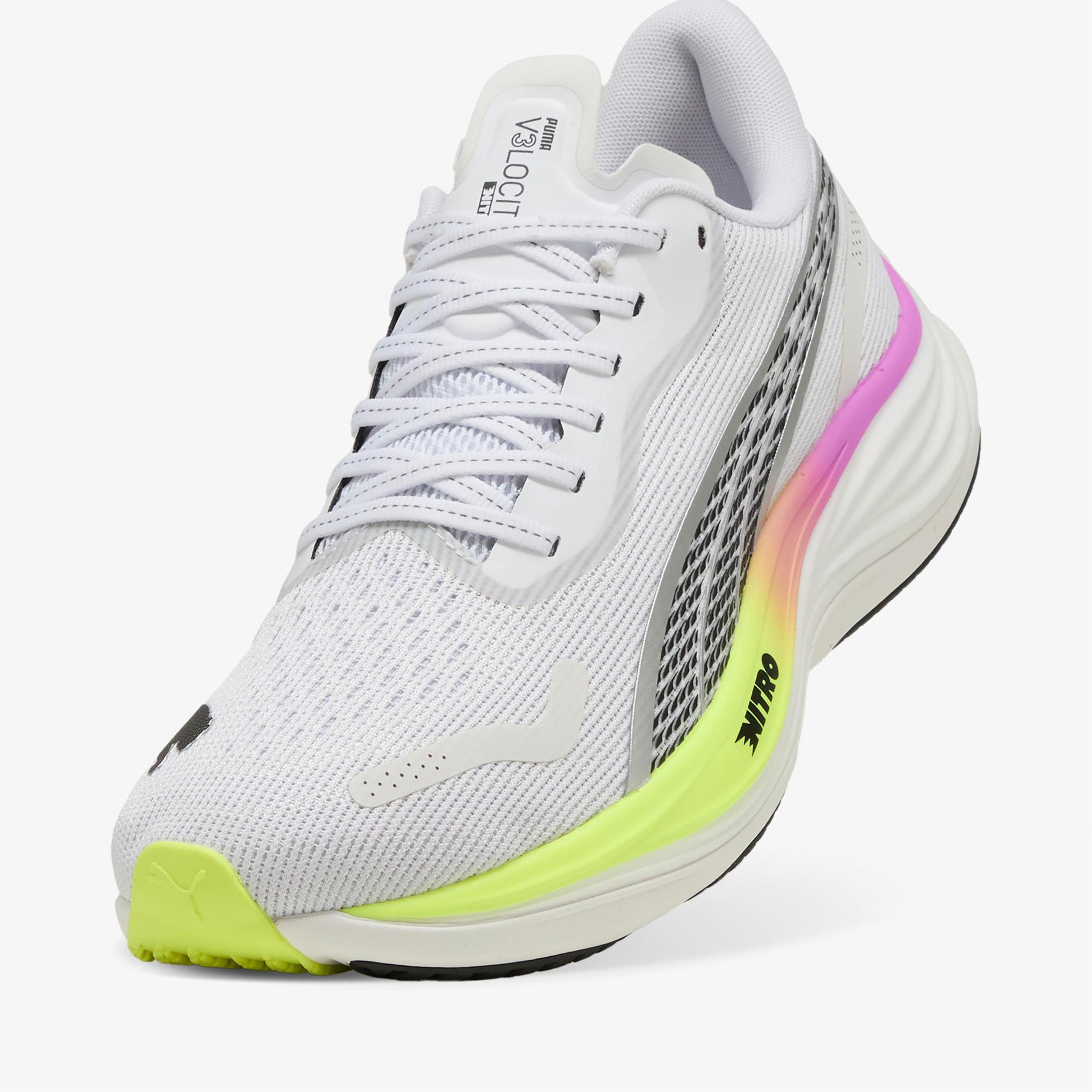Puma Velocity Nitro 3 Erkek Beyaz Koşu Ayakkabısı