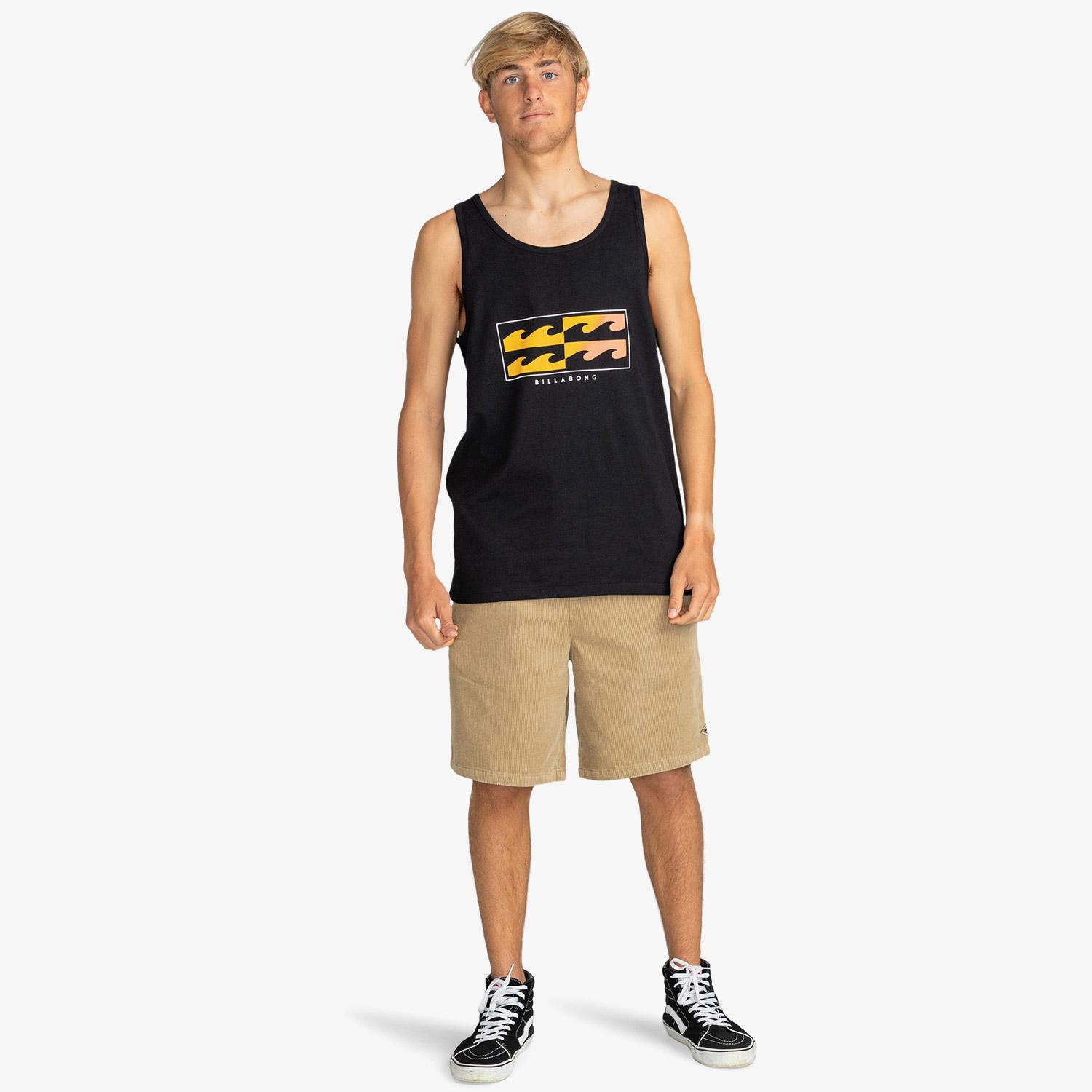 Billabong Stacked Arch Erkek Mavi Günlük T-Shirt