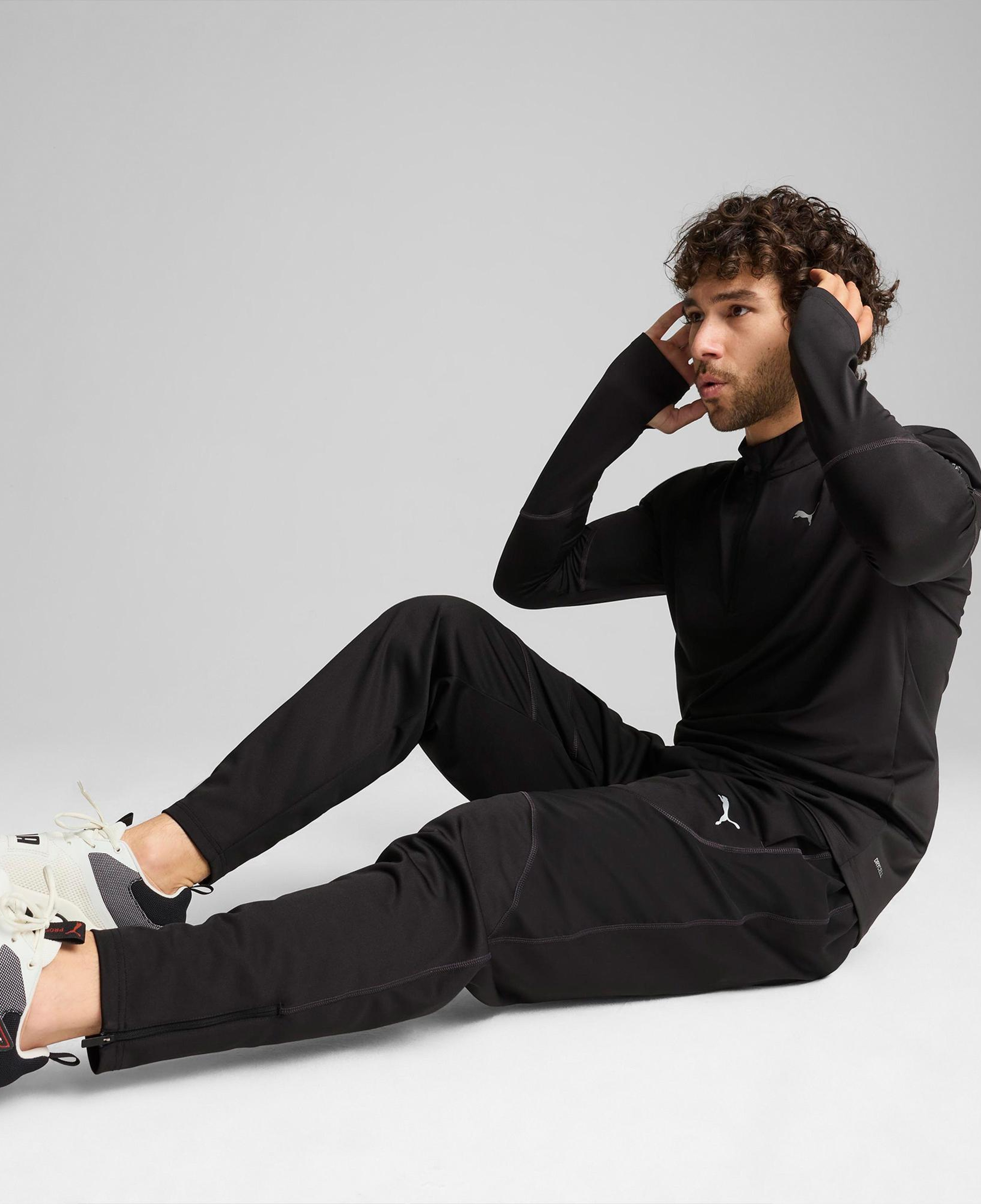 Puma Quarter Zip Erkek Siyah Günlük Sweatshirt