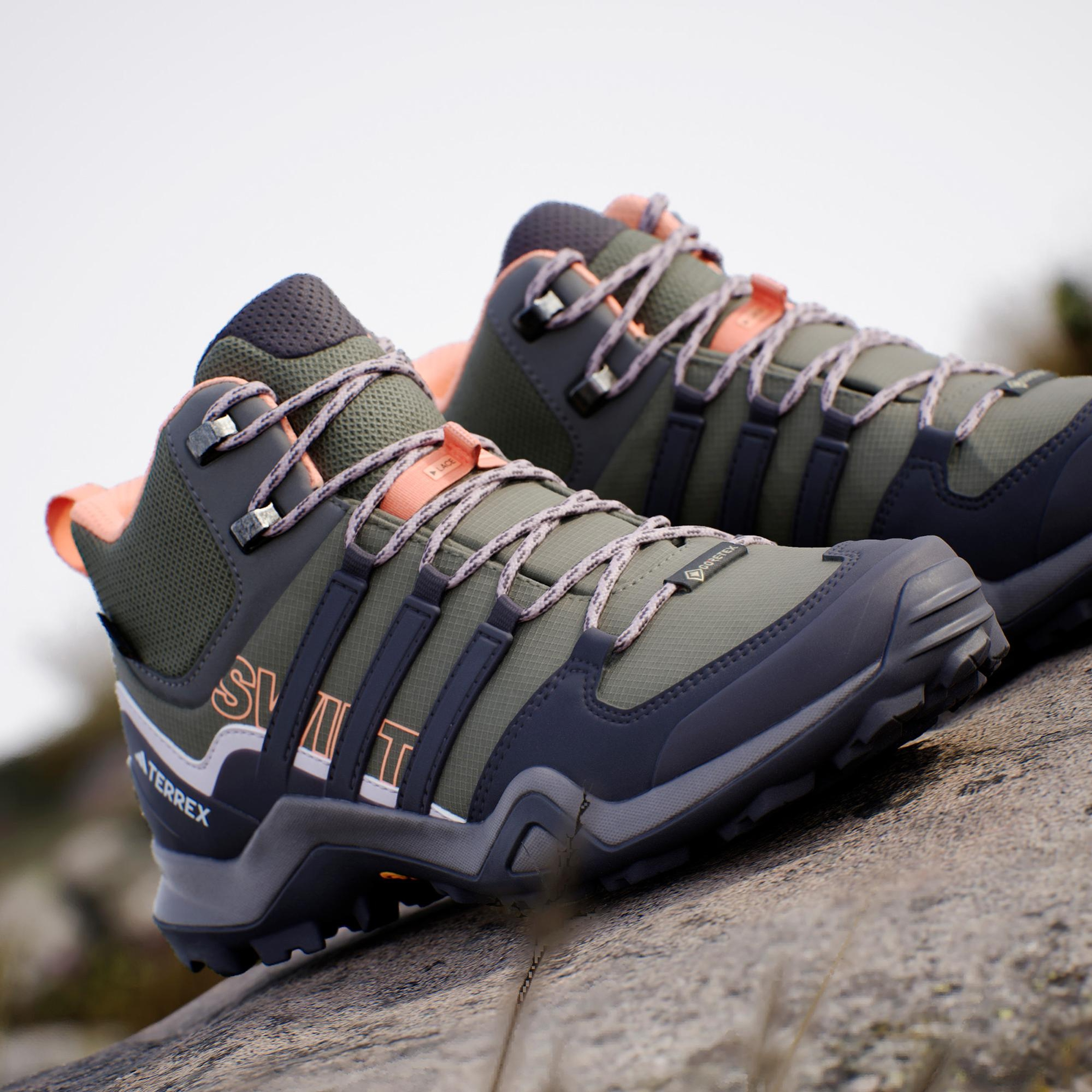 adidas Terrex Swift R2 Mid Kadın Yeşil Outdoor Ayakkabı