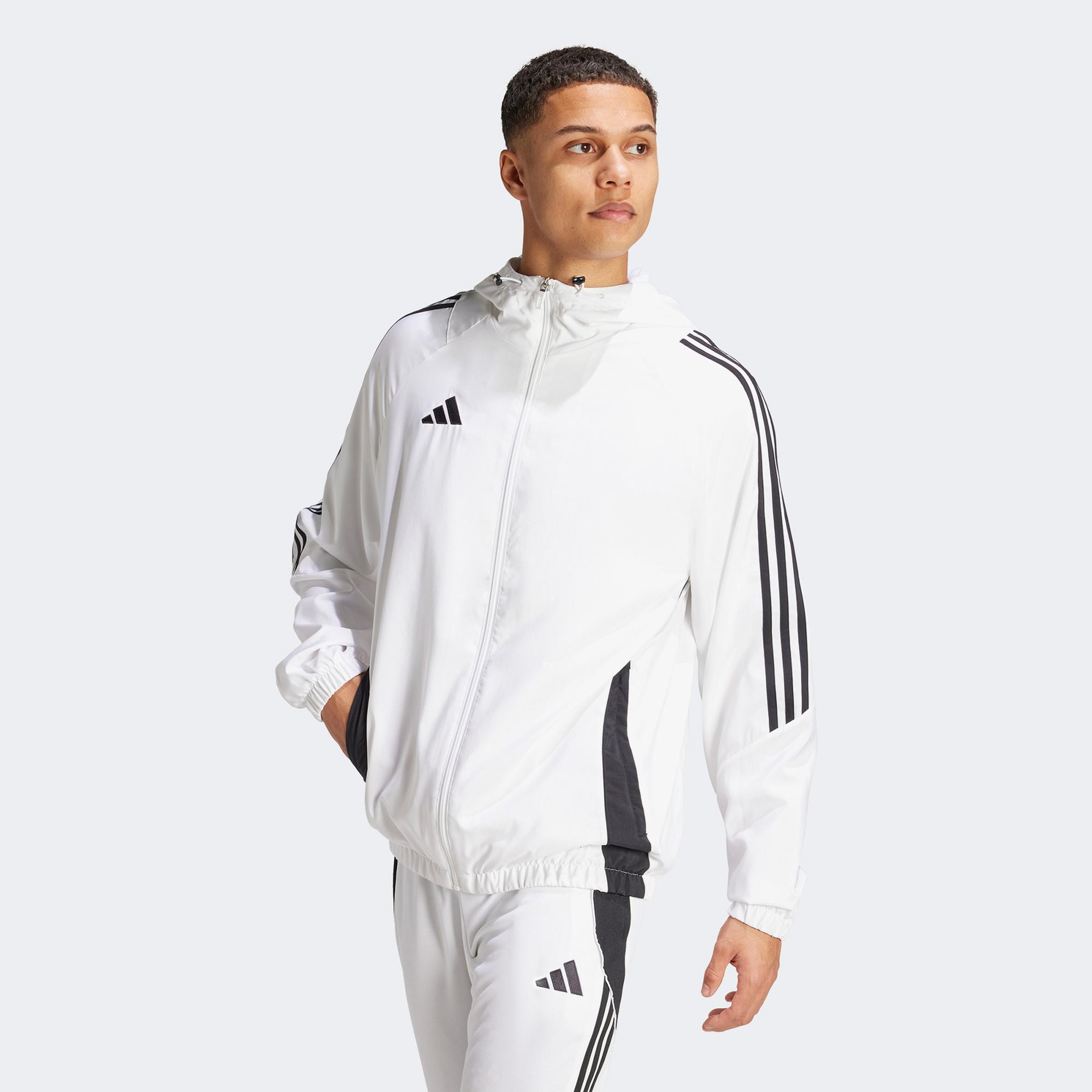 adidas Tiro 24 Erkek Beyaz Rüzgarlık