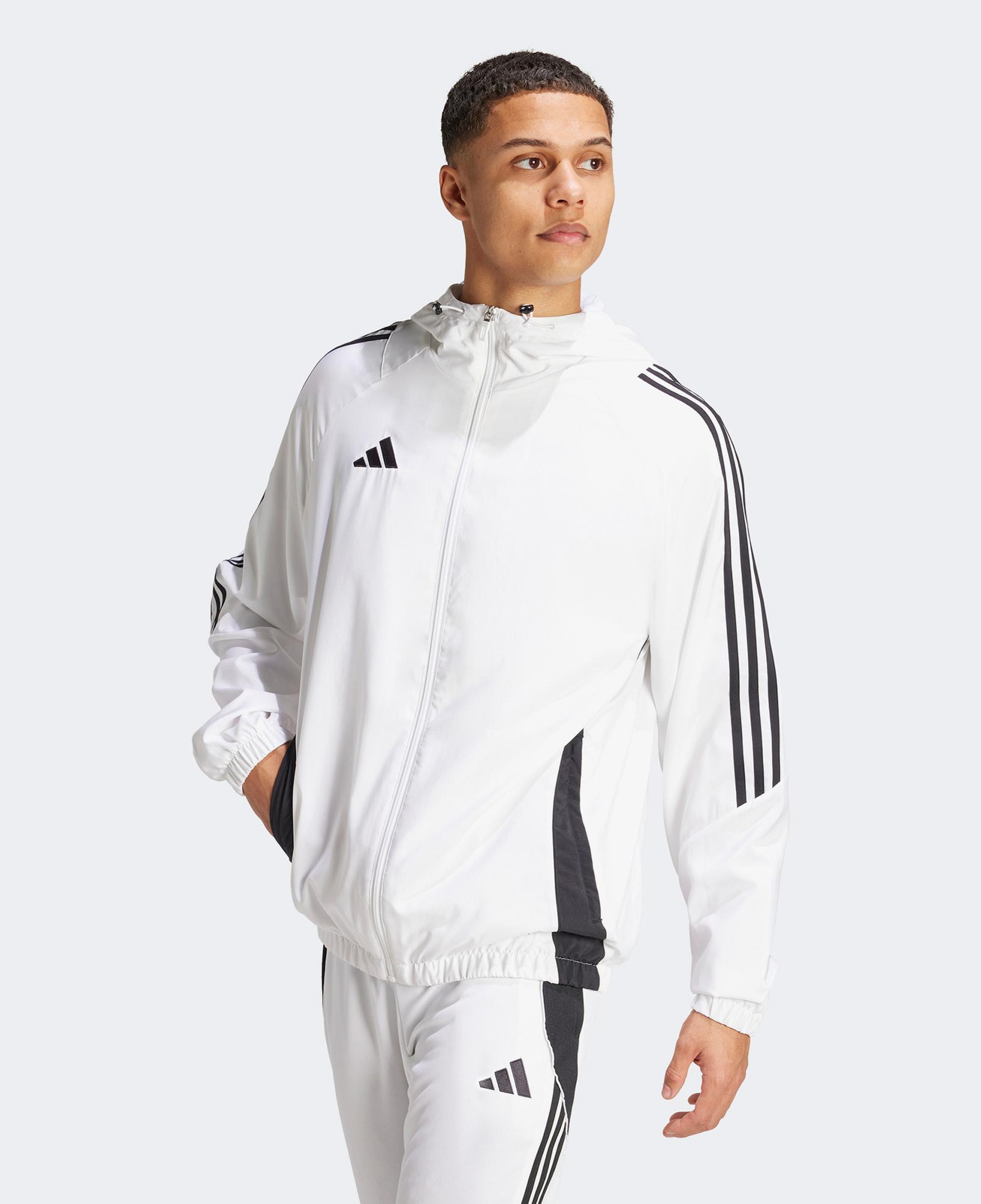 adidas Tiro 24 Erkek Beyaz Rüzgarlık