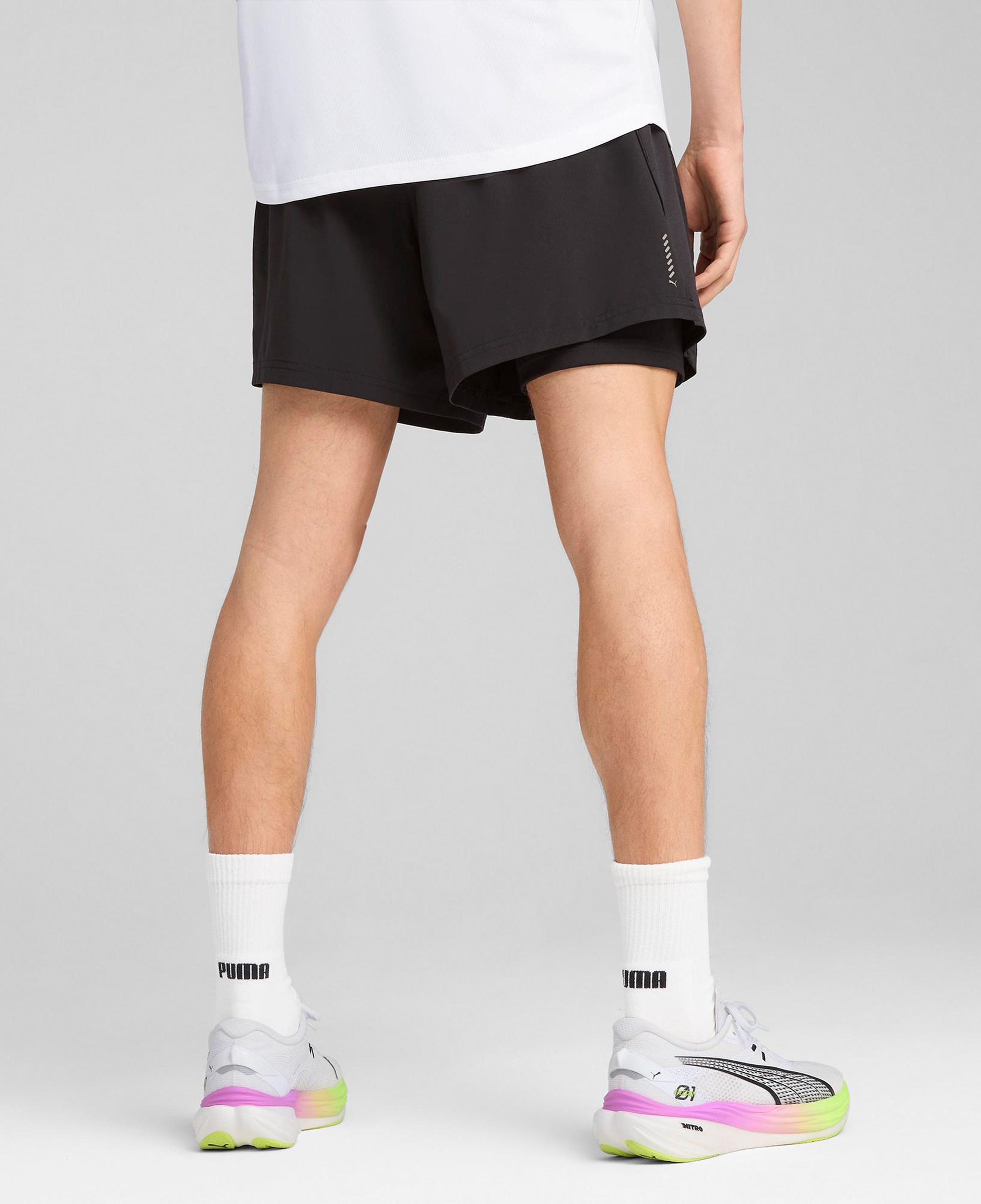 Puma Run Velocity 2in1 Erkek Siyah Koşu Şortu