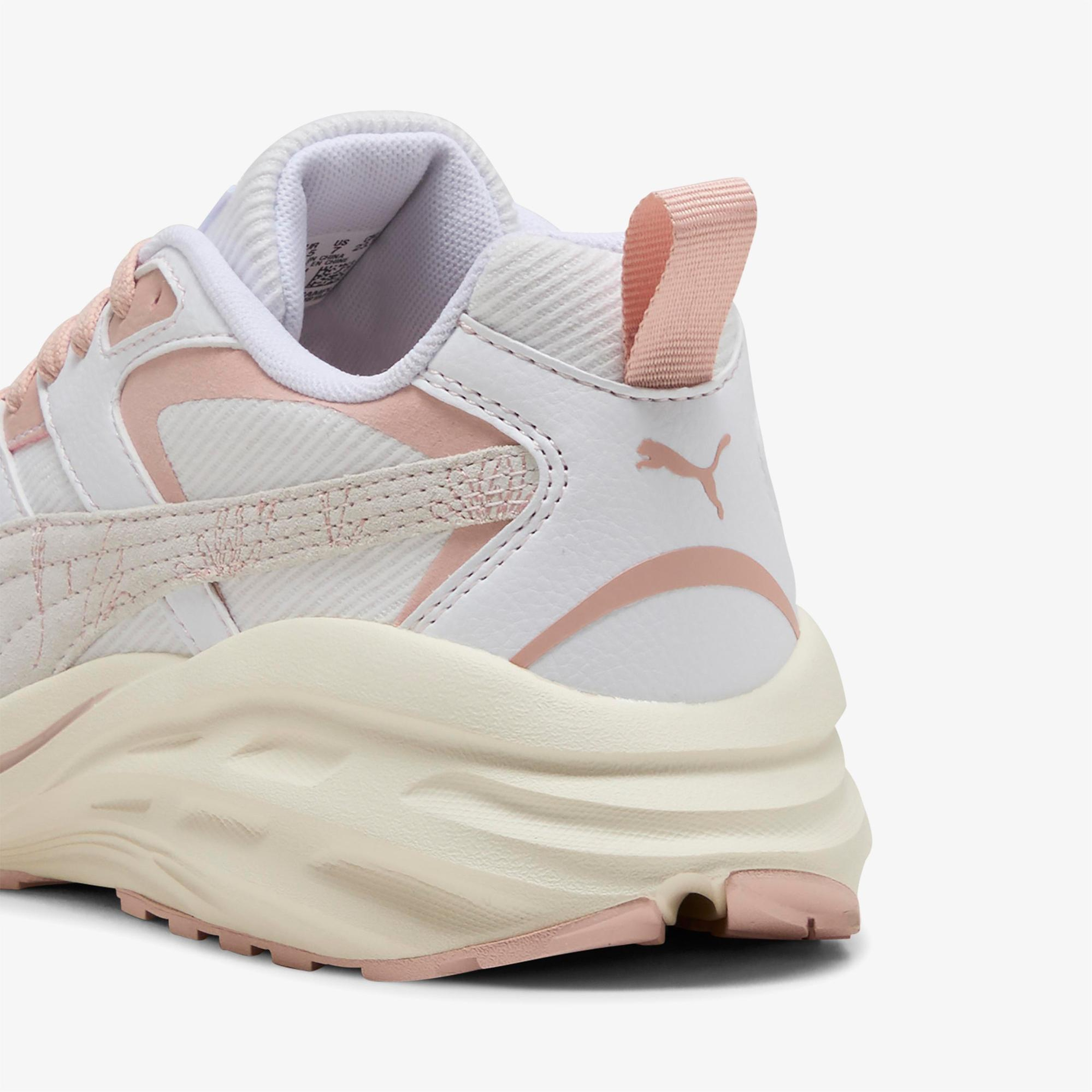 Puma Hypnotic Ls Crafted Flowers Kadın Beyaz Spor Ayakkabı