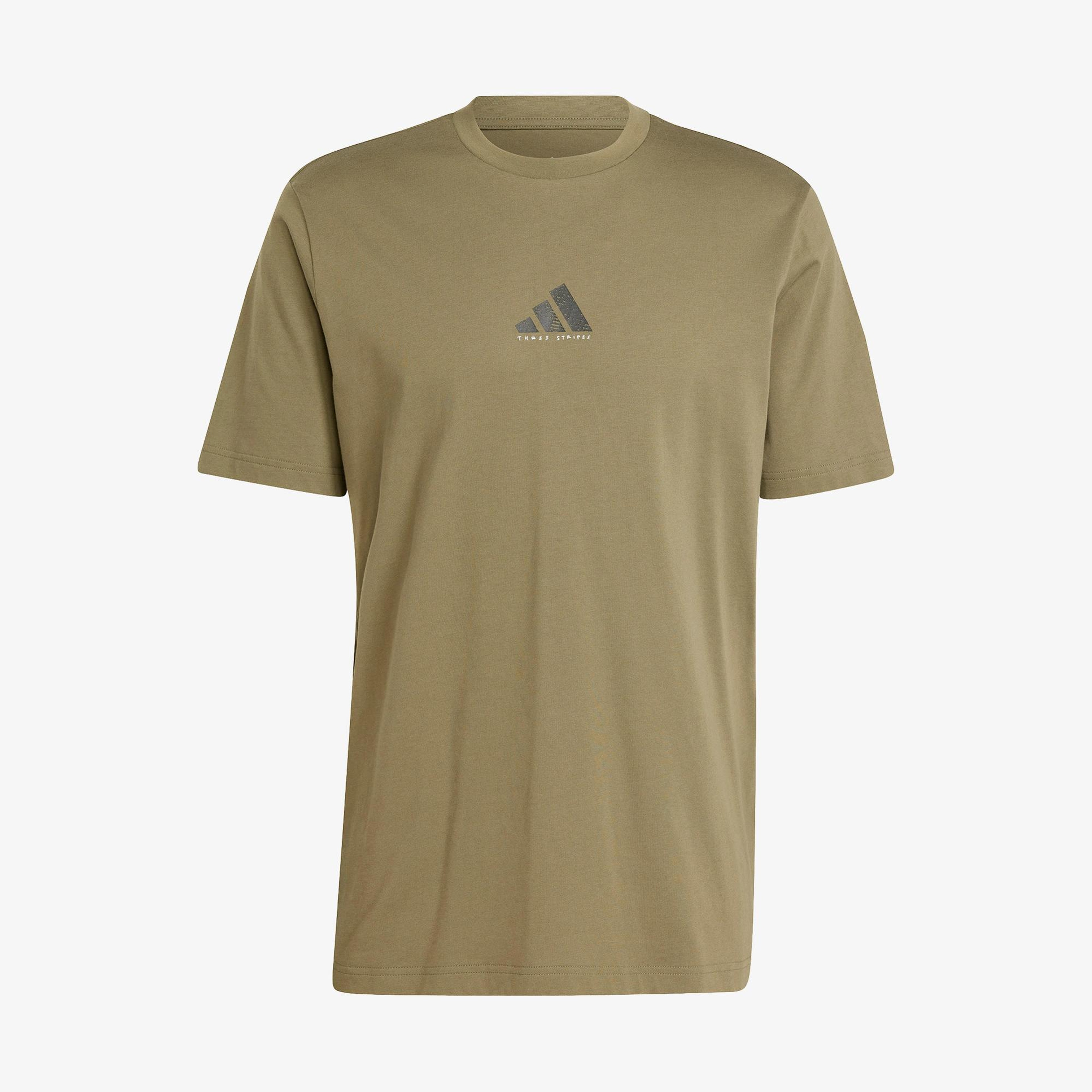 adidas Codes Photoreal Graphic Erkek Yeşil T-Shirt