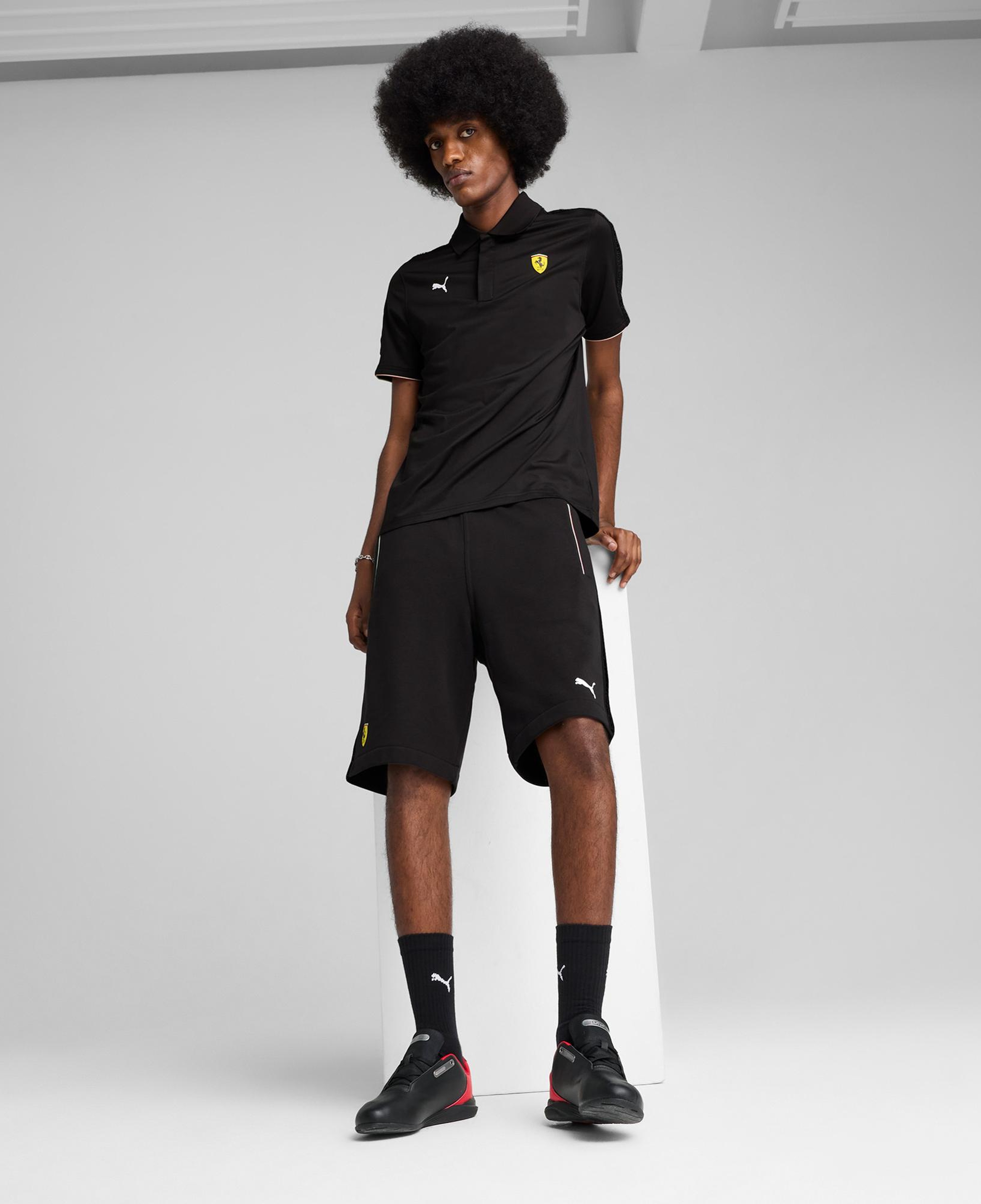 Puma Ferrari Race Sweat Erkek Siyah Şort