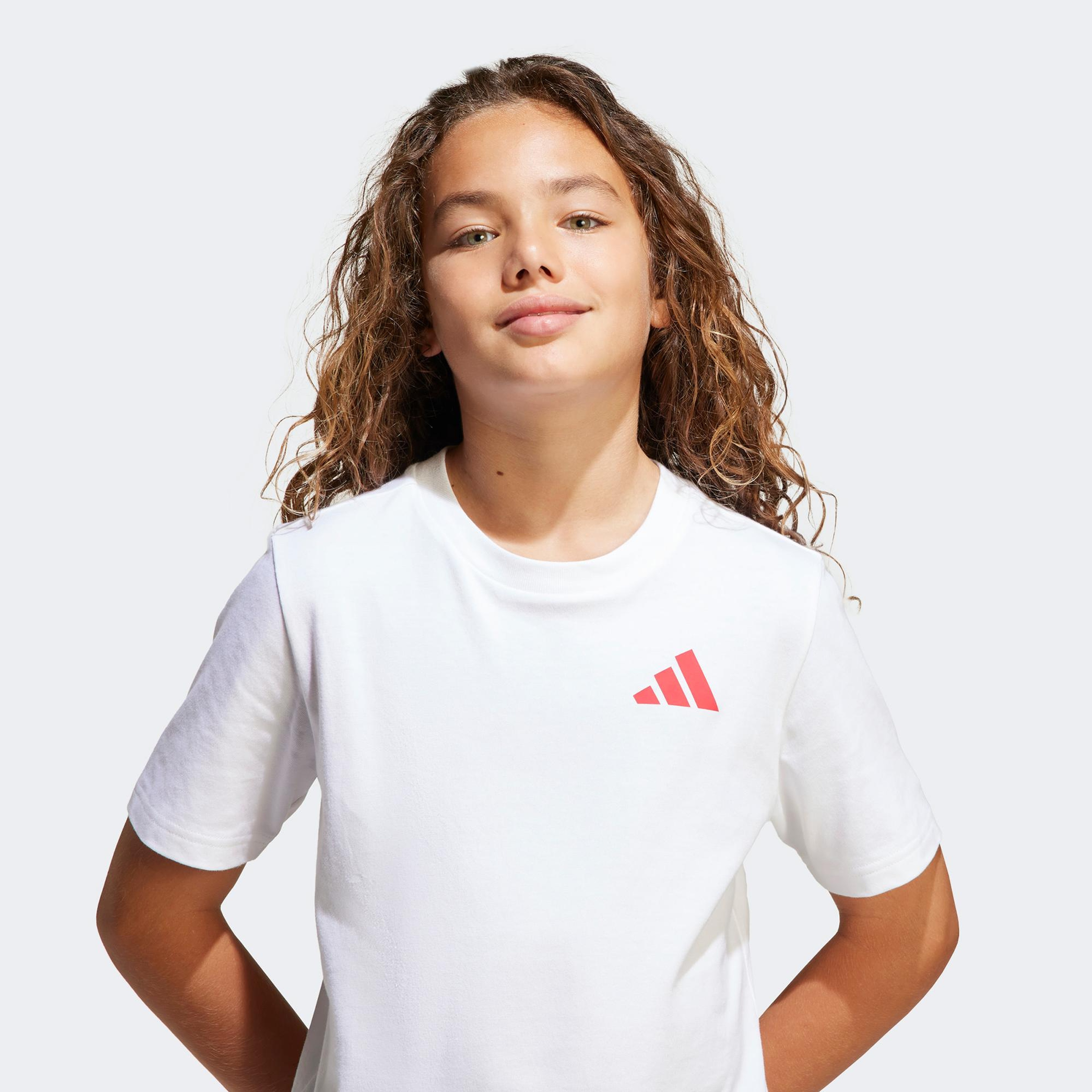 adidas F50 Sign G T Çocuk Beyaz T-Shirt