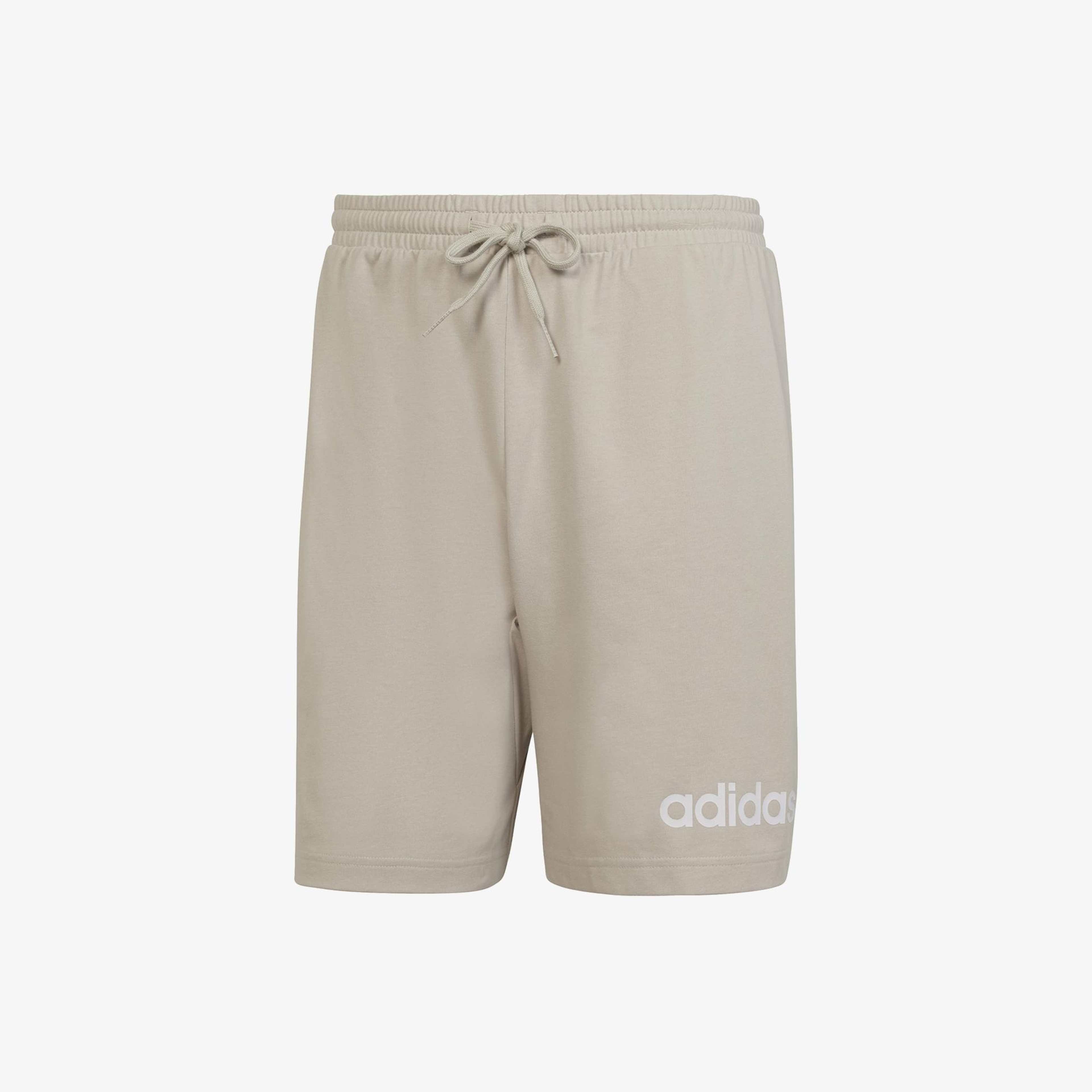 adidas Essentials Linear Single Jersey Erkek Bej Günlük Şort