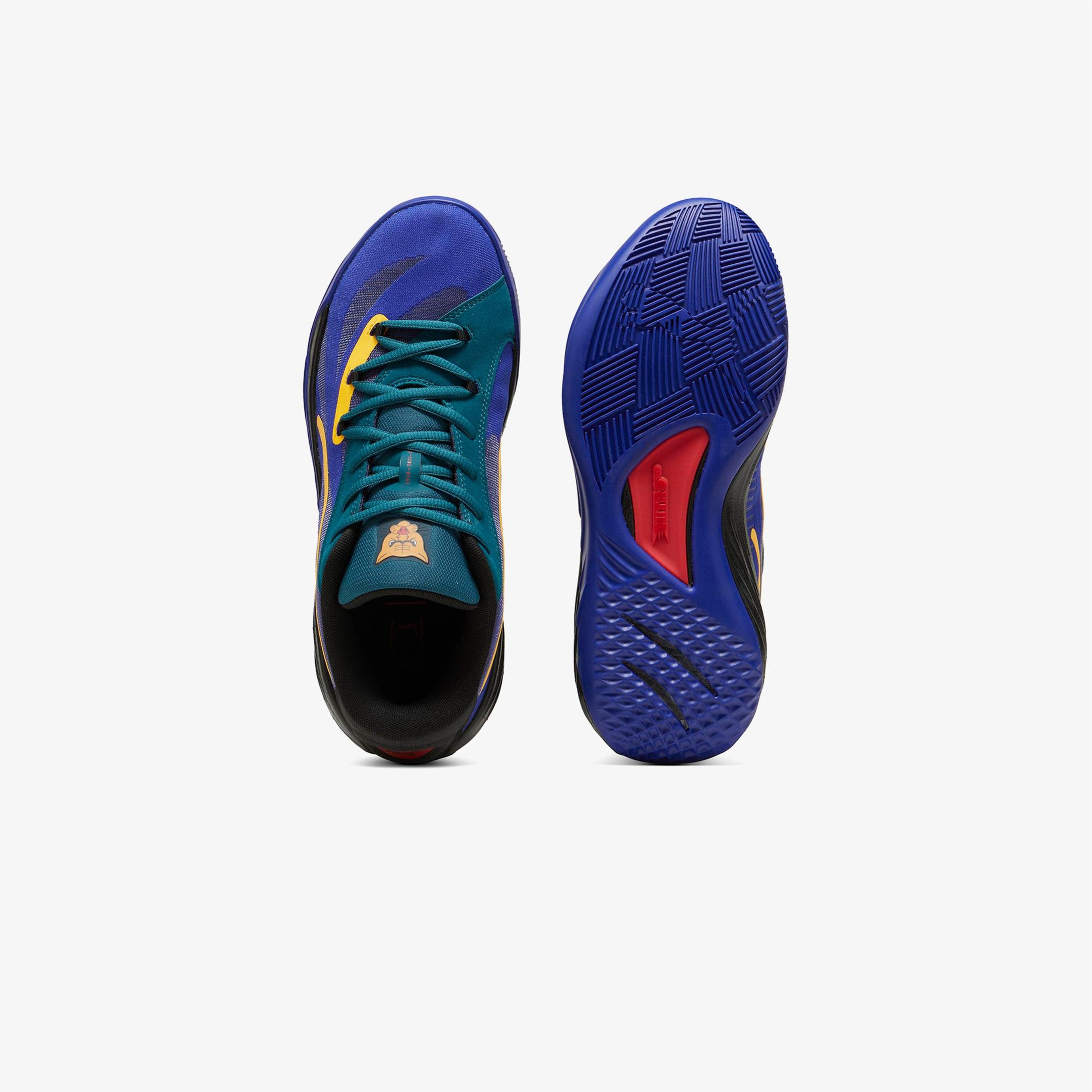 Puma All Pro Nitro Crowd Erkek Lacivert Basketbol Ayakkabısı