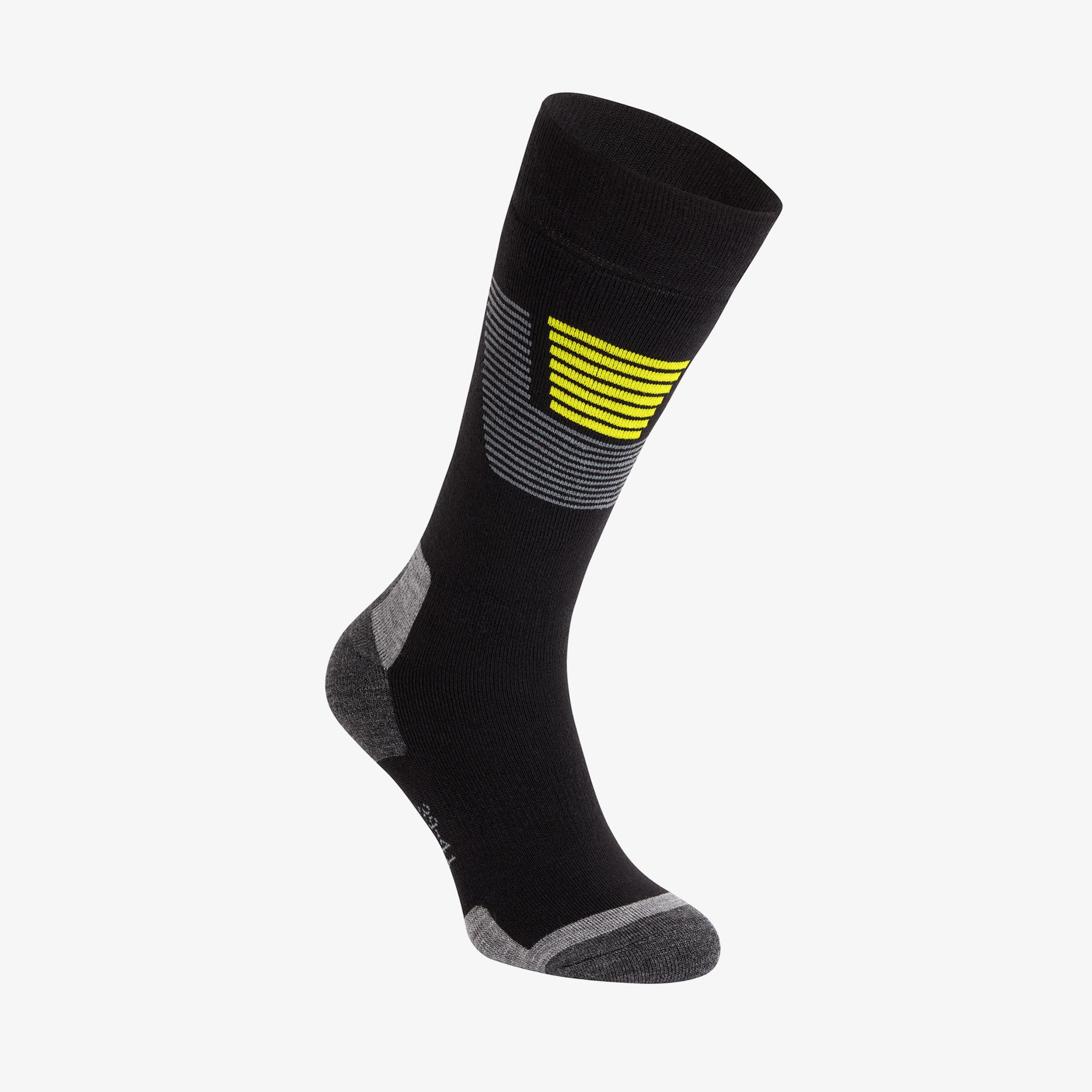 McKinley Denny Ux 2 Unisex Siyah Kayak Çorabı