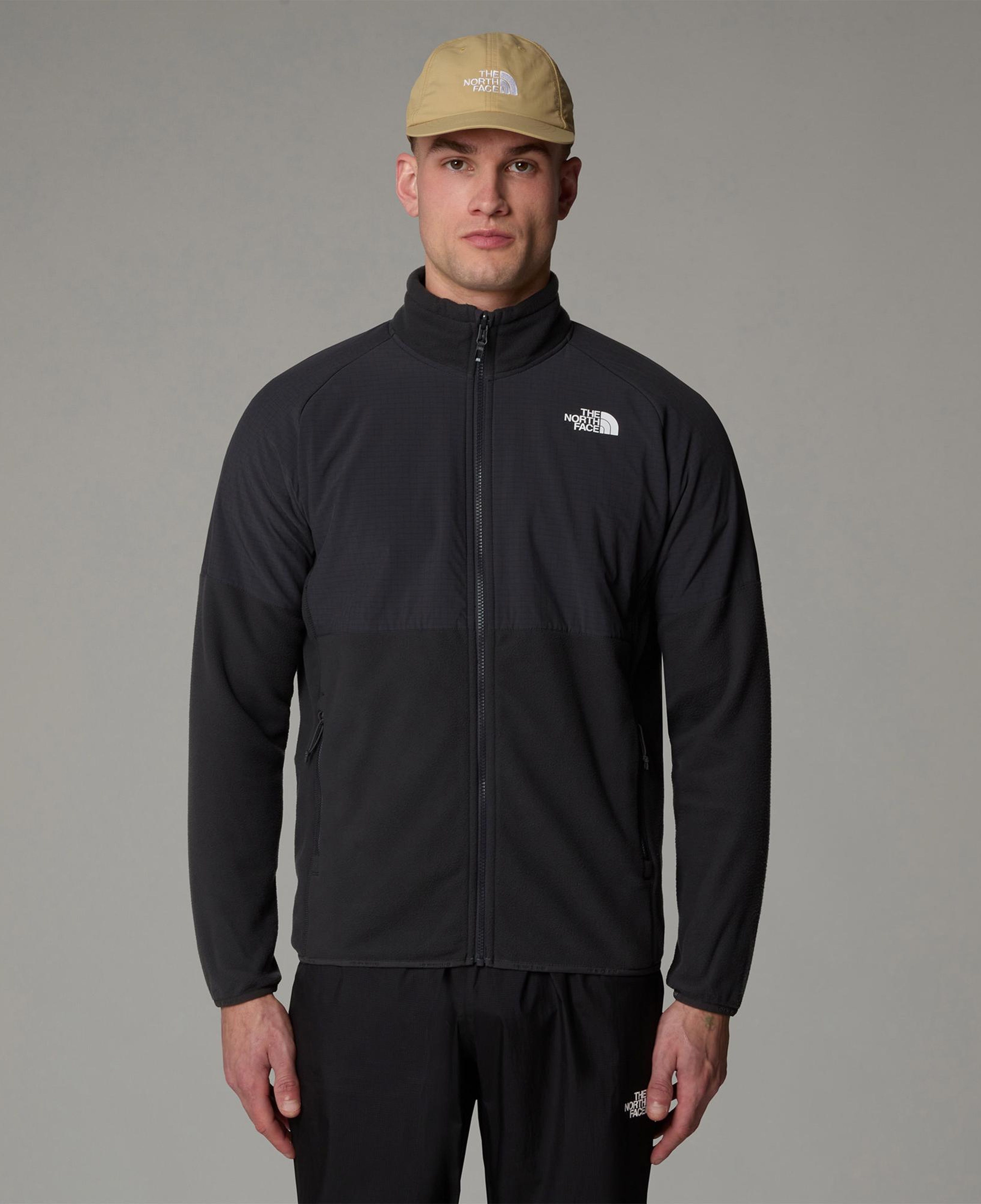 The North Face Glacier Heavyweight Full Zip Erkek Gri Outdoor Polar