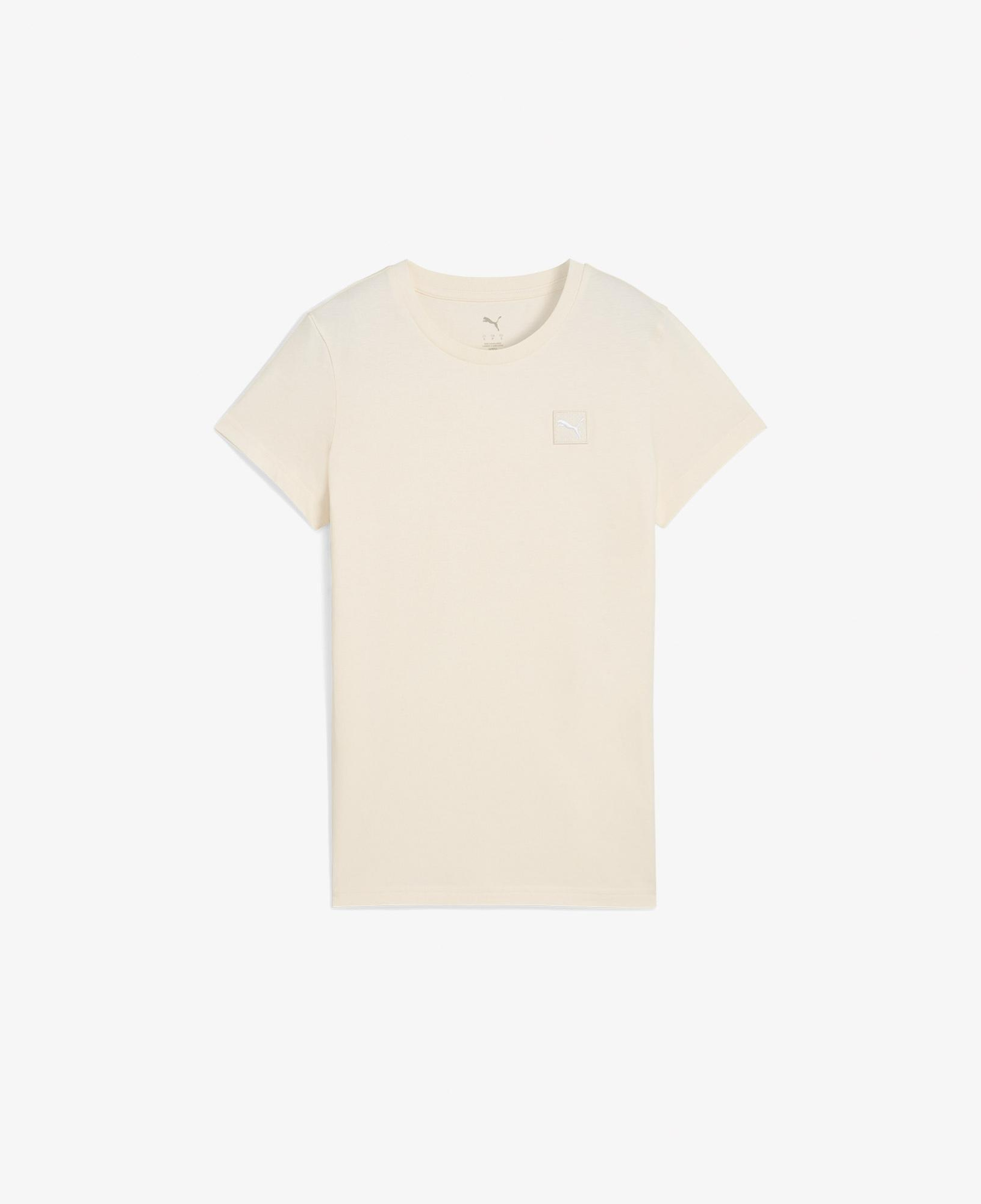 Puma Ess Elevated Kadın Krem T-Shirt