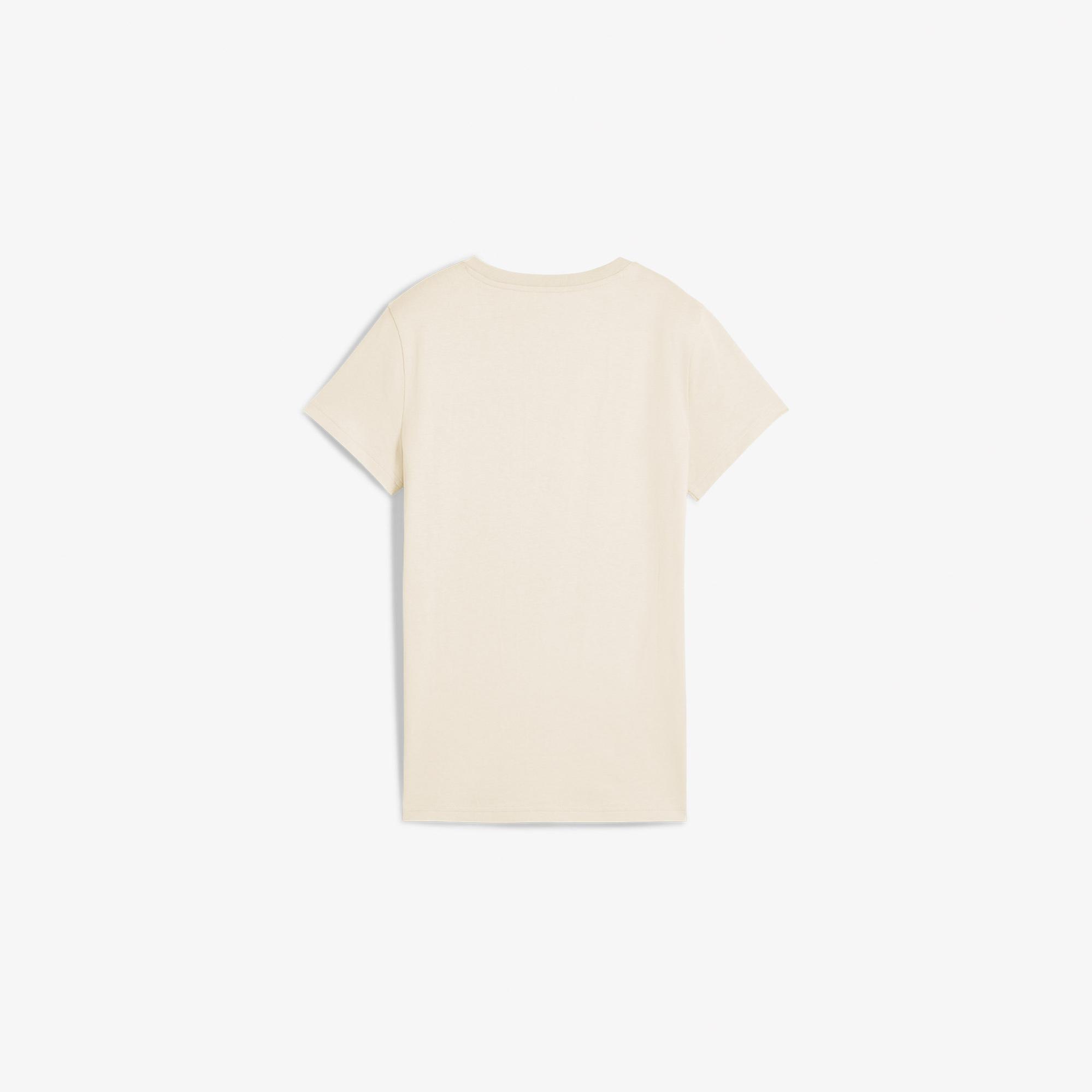 Puma Ess Elevated Kadın Krem T-Shirt