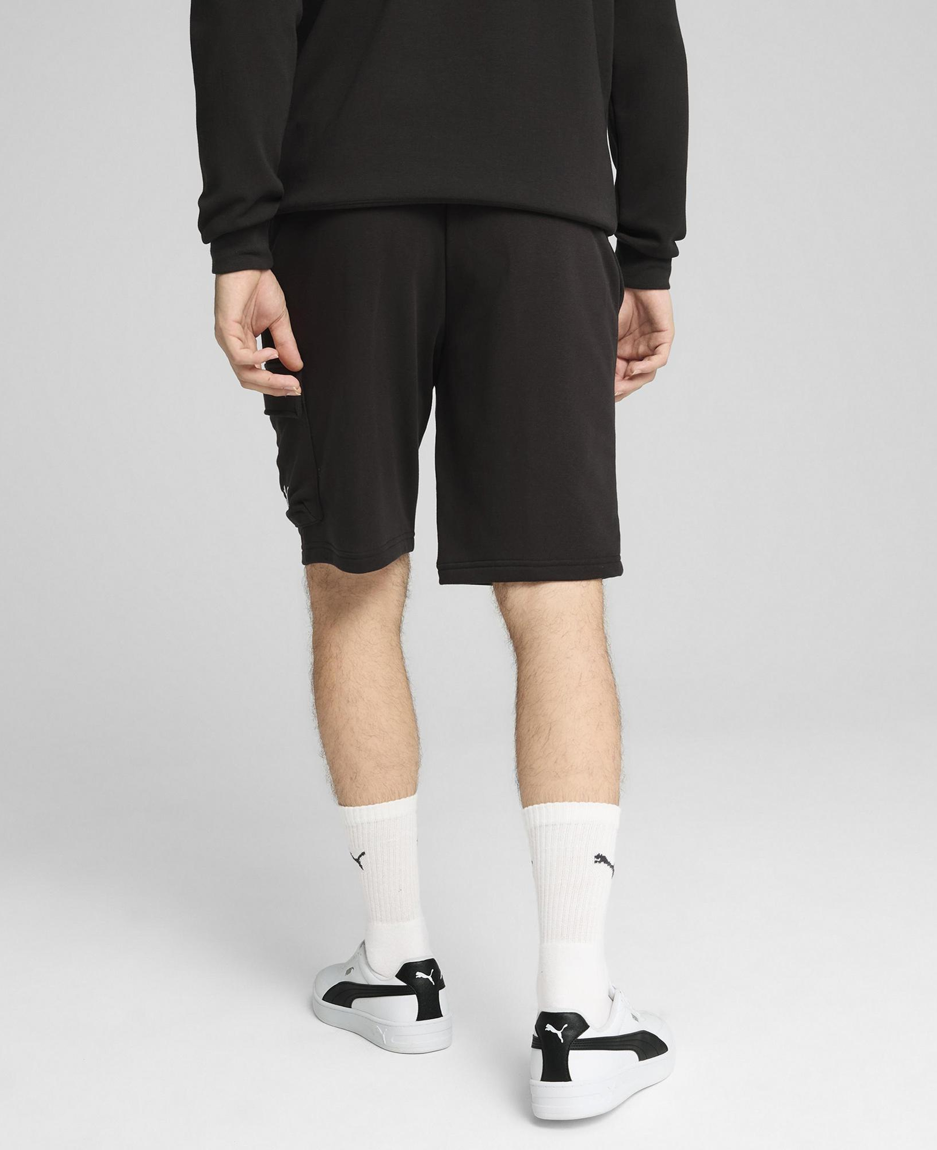 Puma Essentials No 1 Erkek Siyah Antrenman Şortu