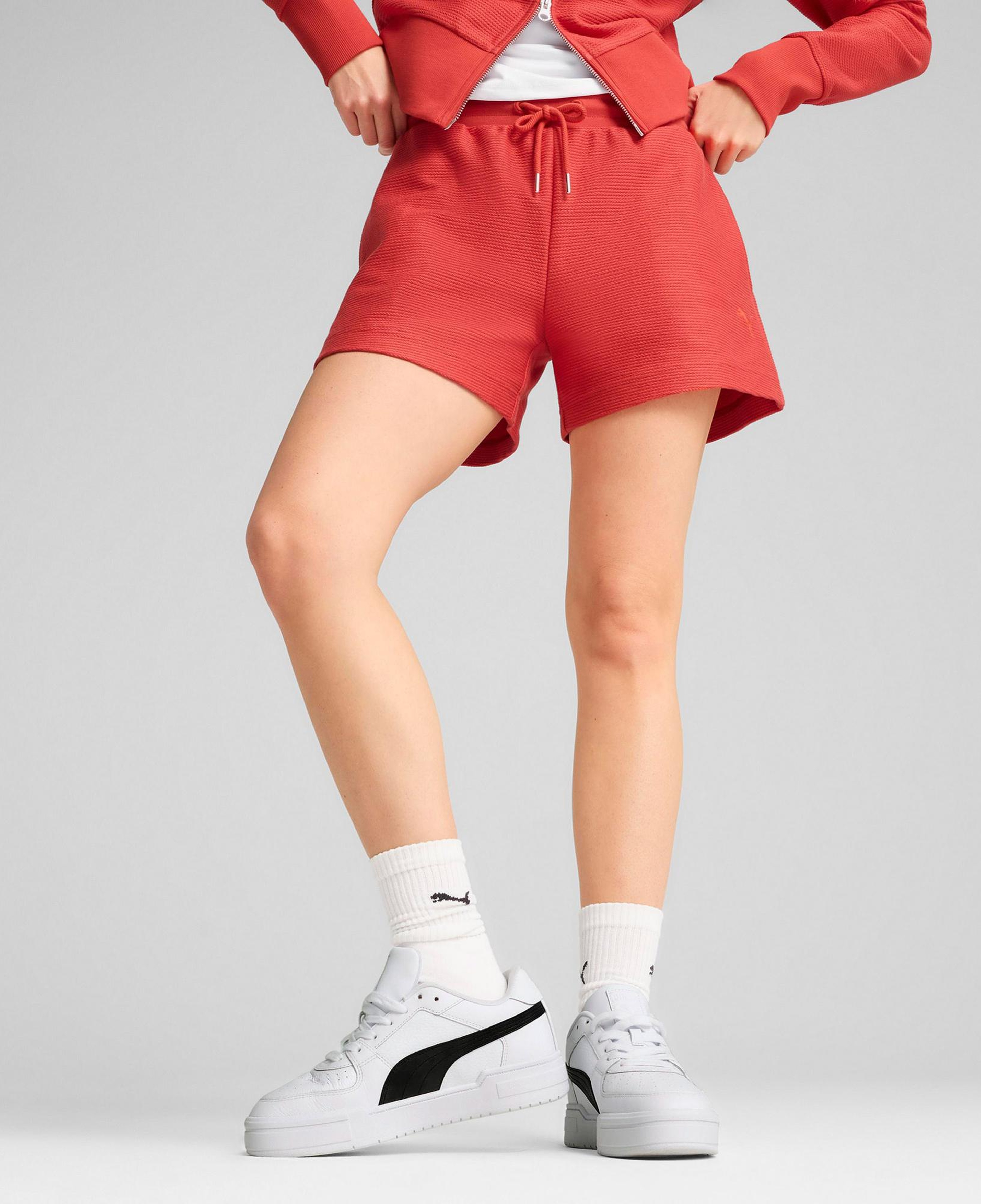 Puma Premium Ess A-Line Kadın Kırmızı Şort